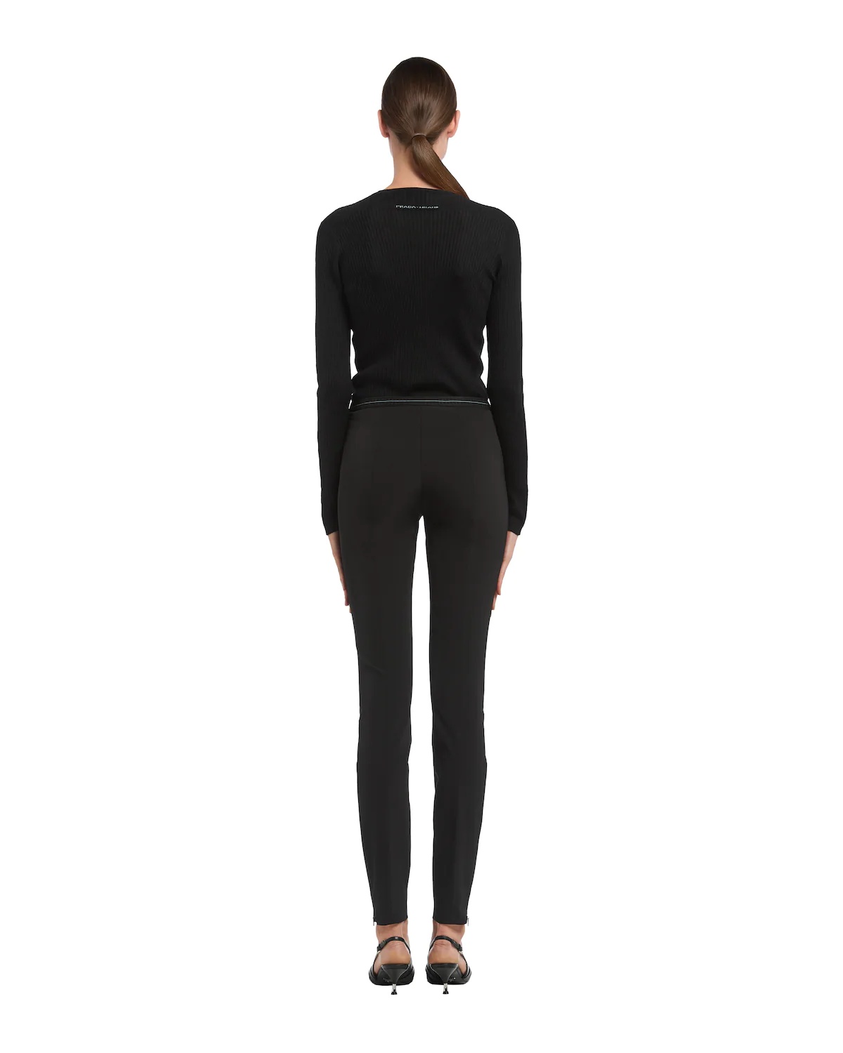 Technical stretch fabric trousers - 4