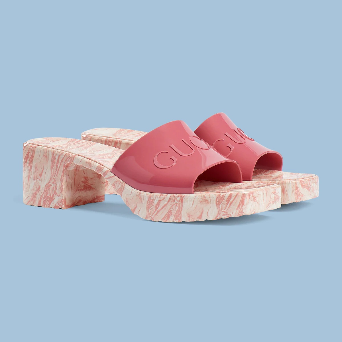 Women's slide sandal with Gucci logo - 2