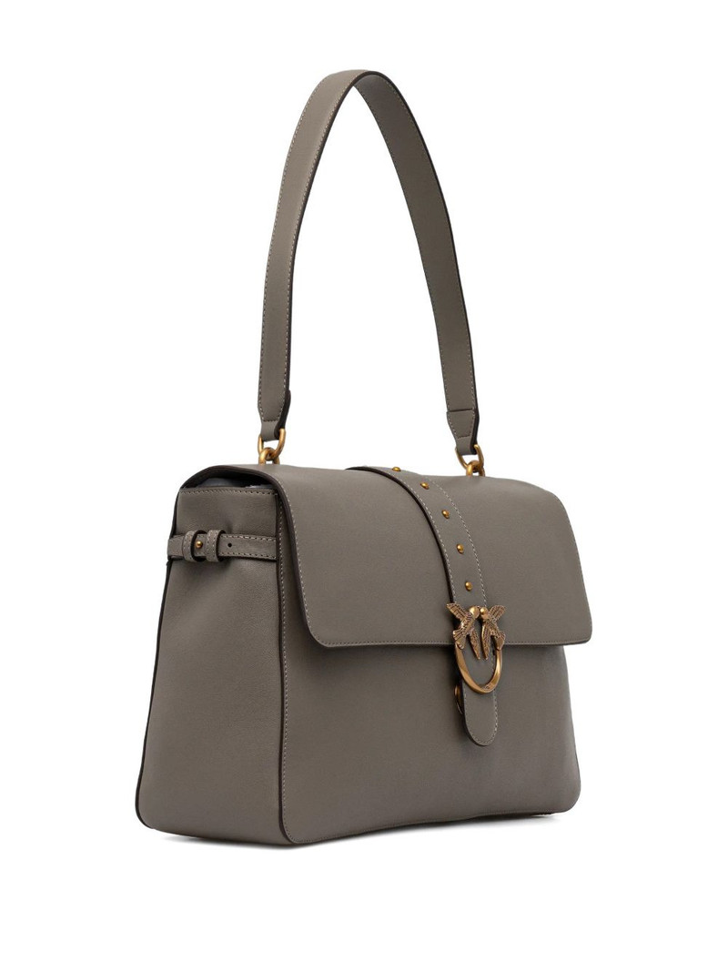 PINKO maxi Love stud-embellished shoulder bag outlook