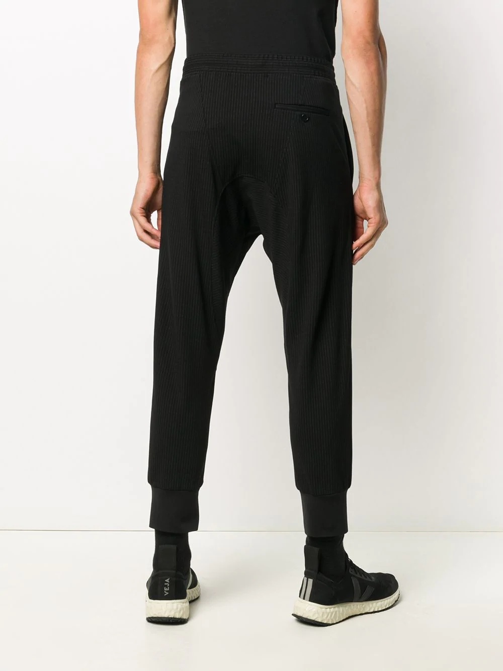 side-stripe detail track pants - 4