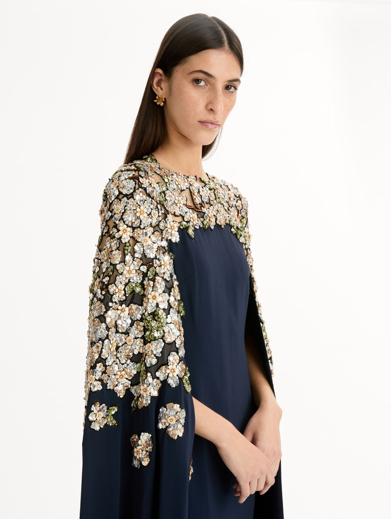 FLORAL SEQUIN EMBROIDERED CAFTAN 5