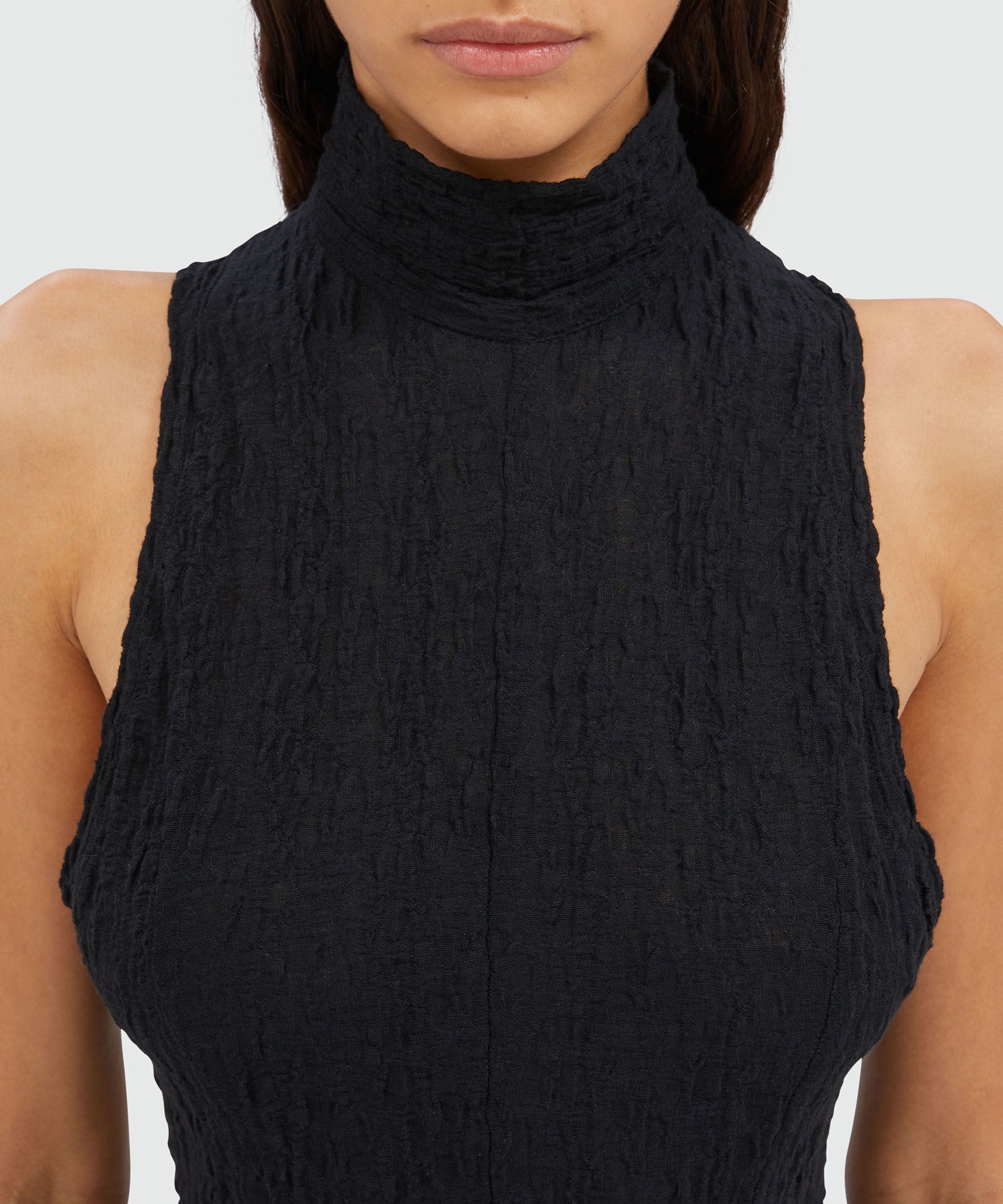 Long black dress - 5
