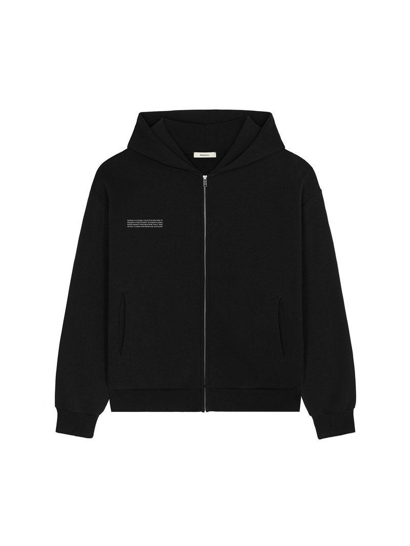 Womens DNA Heavyweight Zipped Hoodie - Black 1