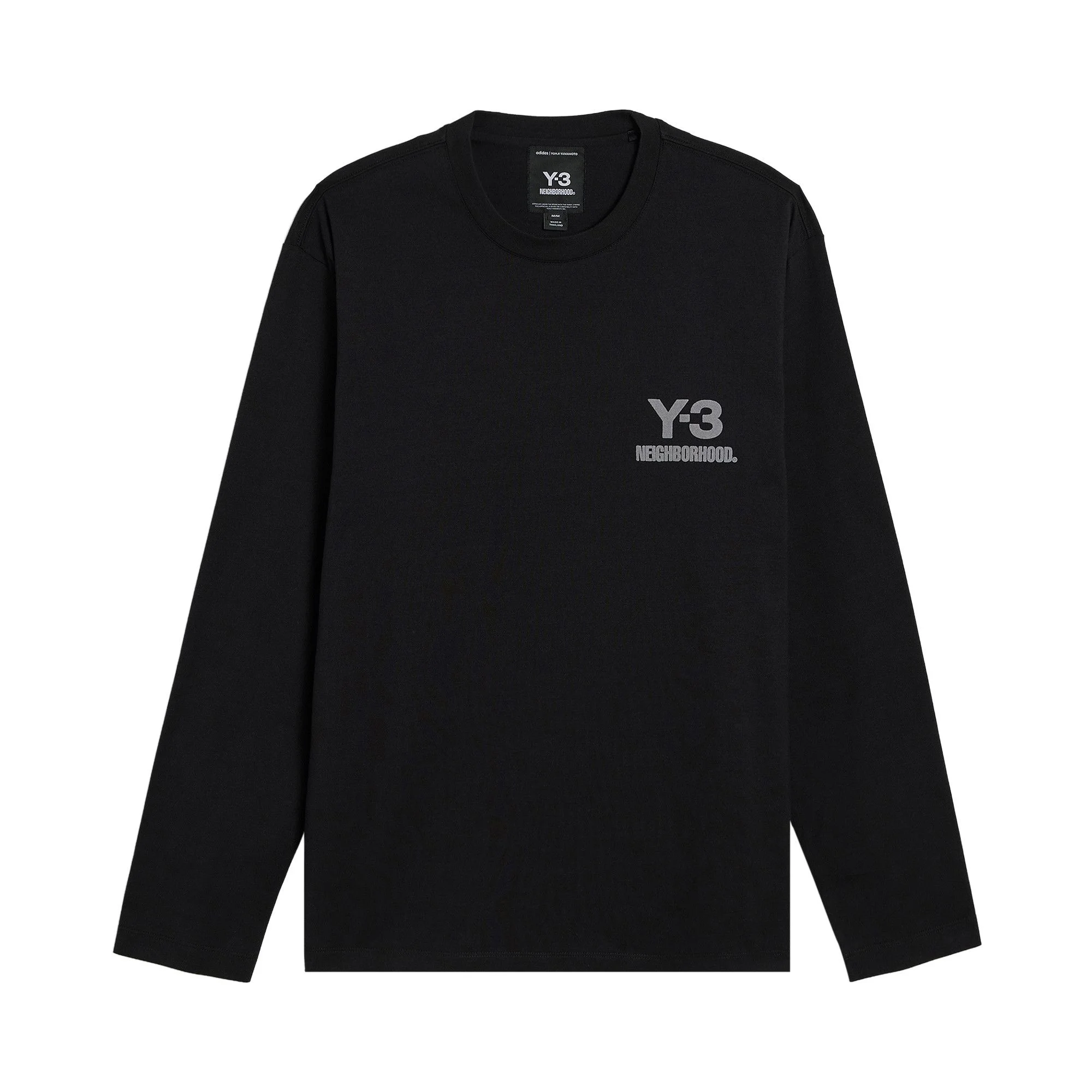 Y-3 x Neighborhood Logo Long-Sleeve Tee 'Black' - 1