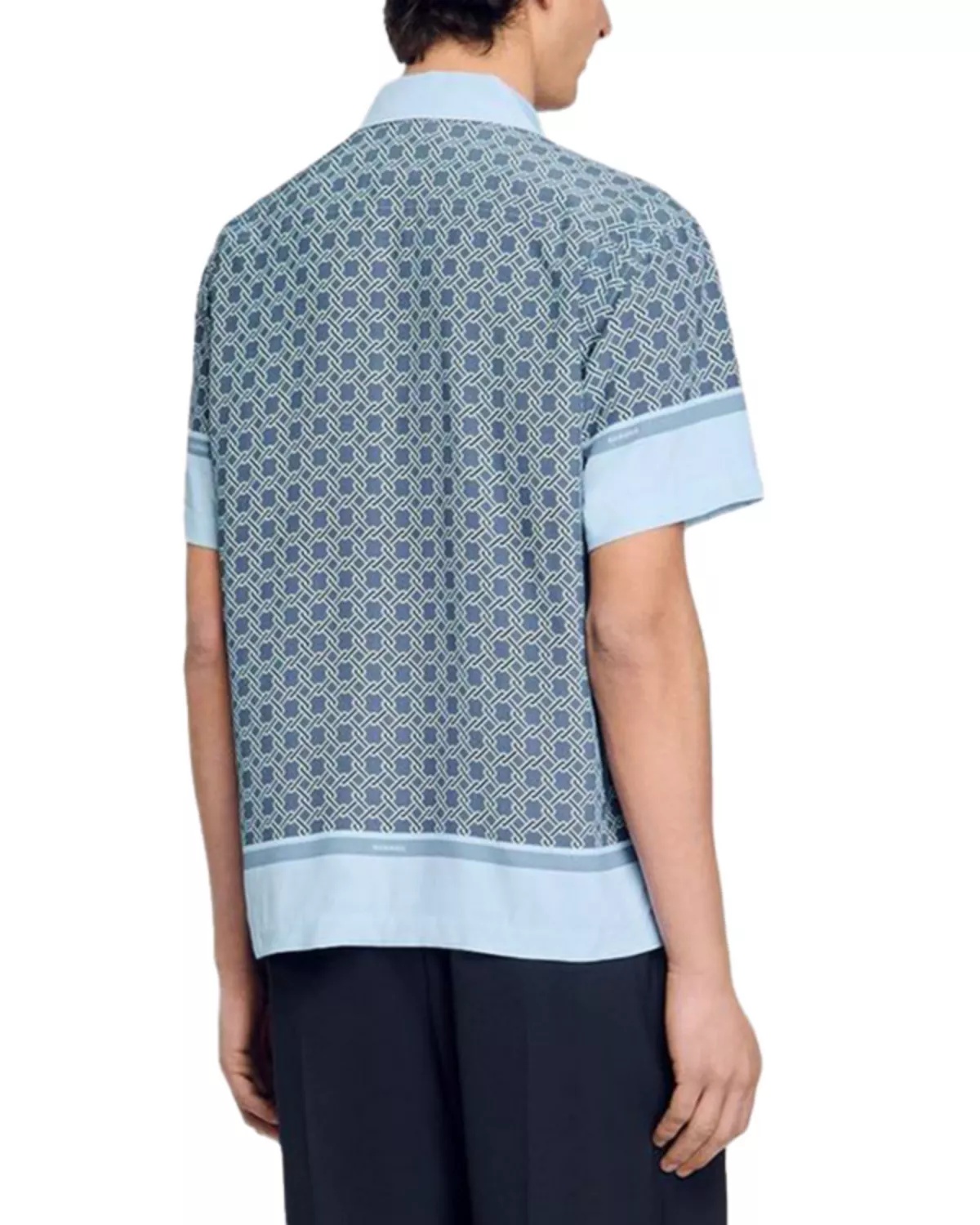 Short Sleeved Patterned Shirt - 3