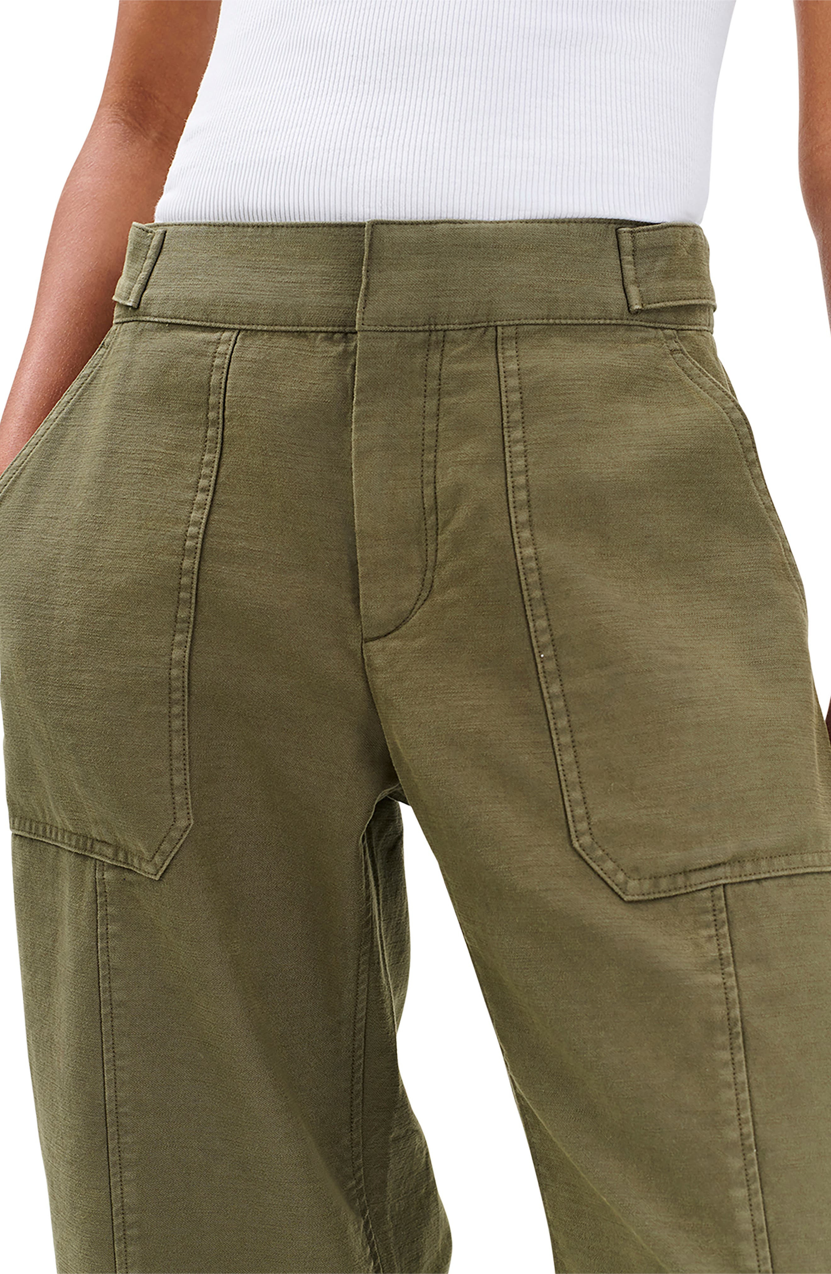 rag & bone Anita Pants in Olive at Nordstrom - 5