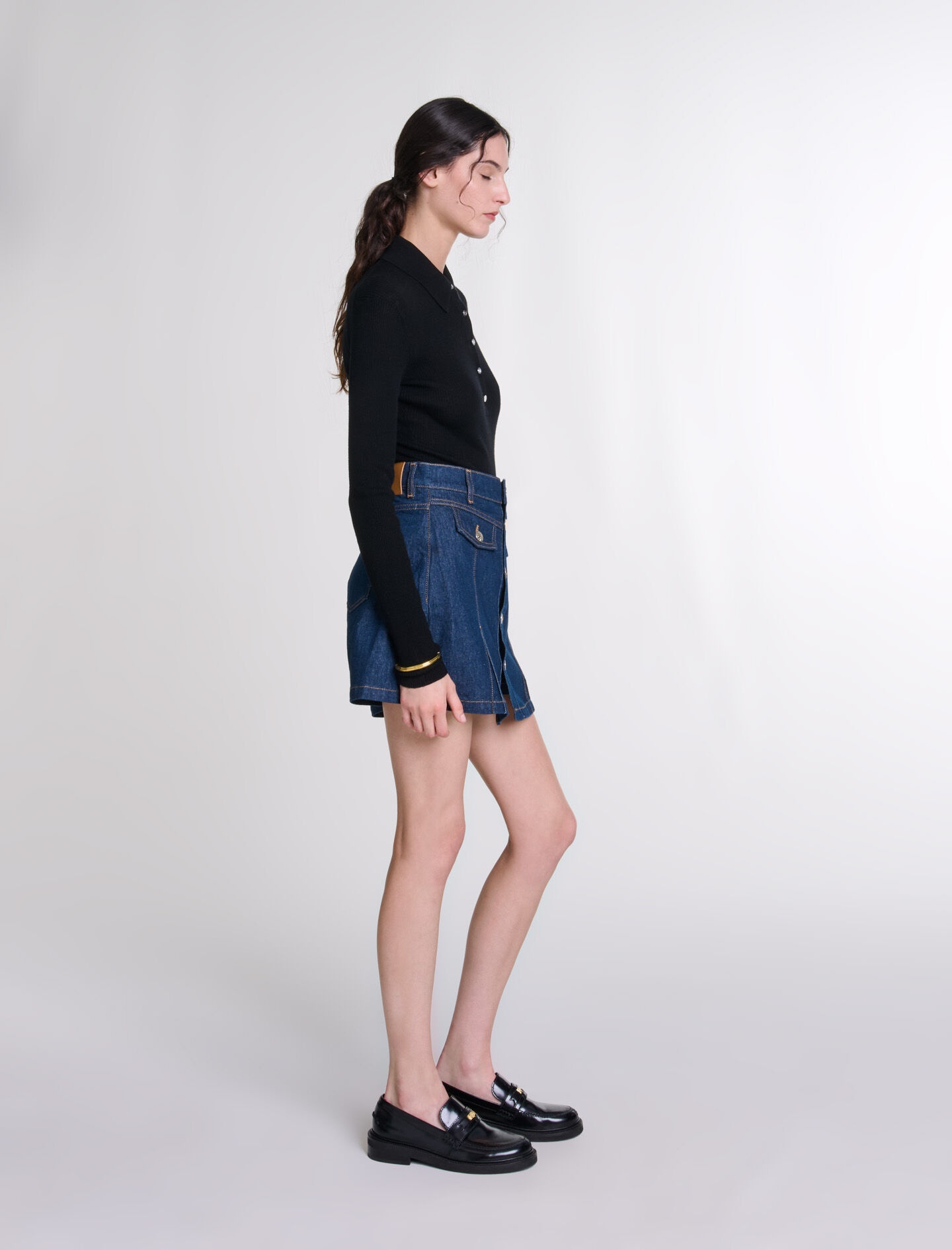 Wool and silk bodysuit - 3