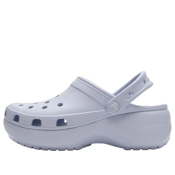 (WMNS) Crocs Classic Platform Shoes 'Blue' 206750-5AF - 1