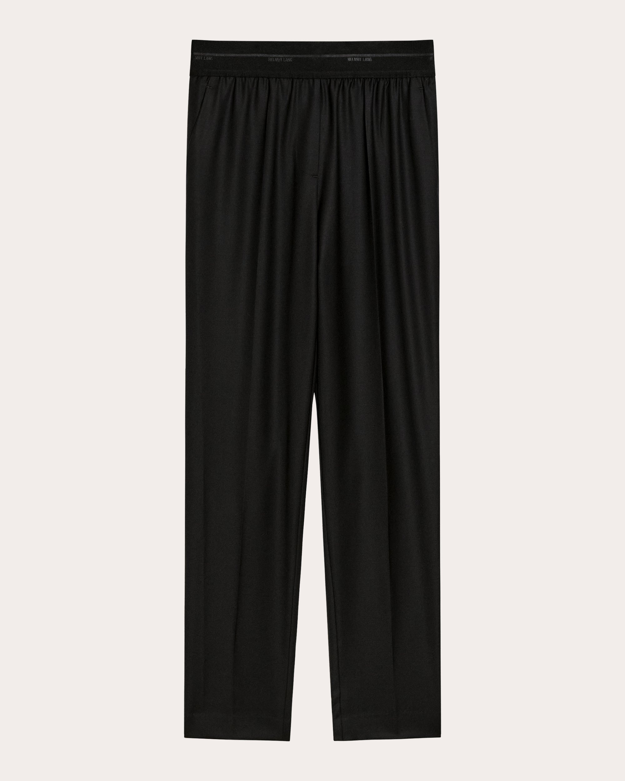 Wool Twill Tapered Pull-On Trousers - 5