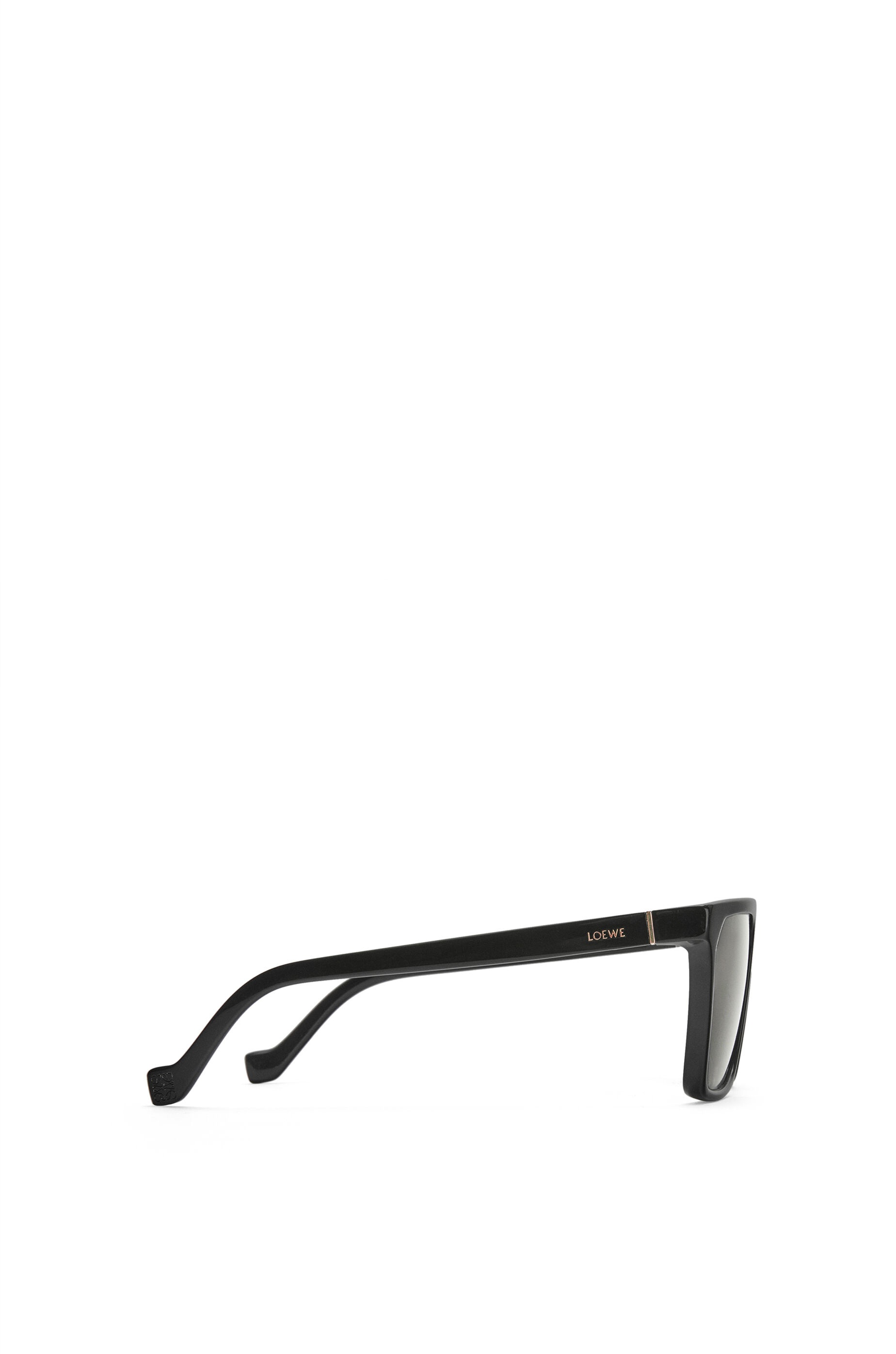 Thin flat top sunglasses - 3