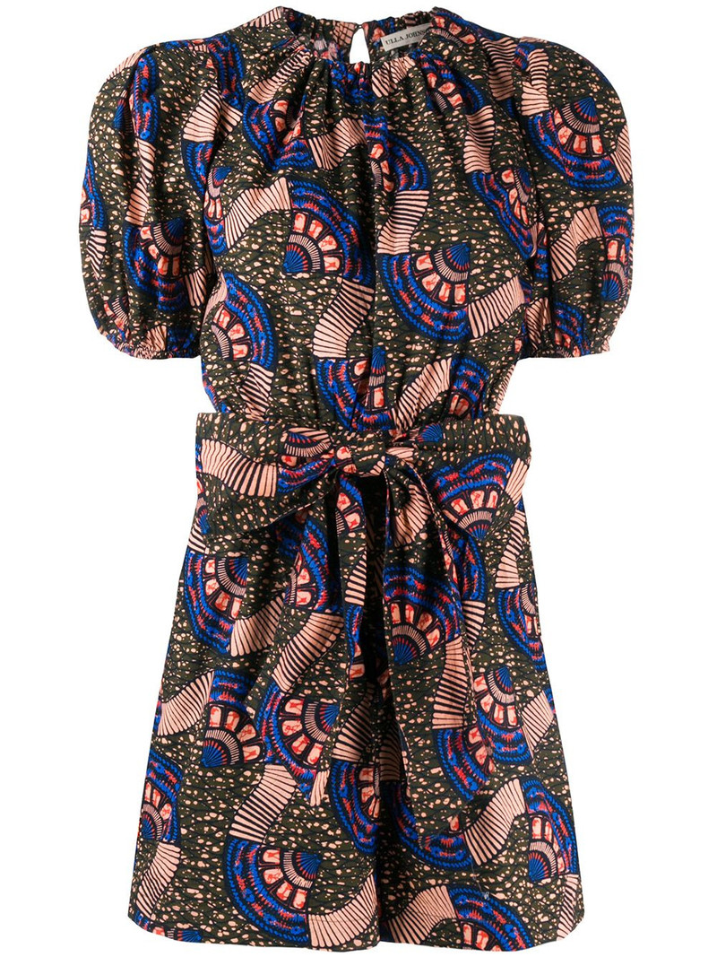 Hollis puff sleeve playsuit 1
