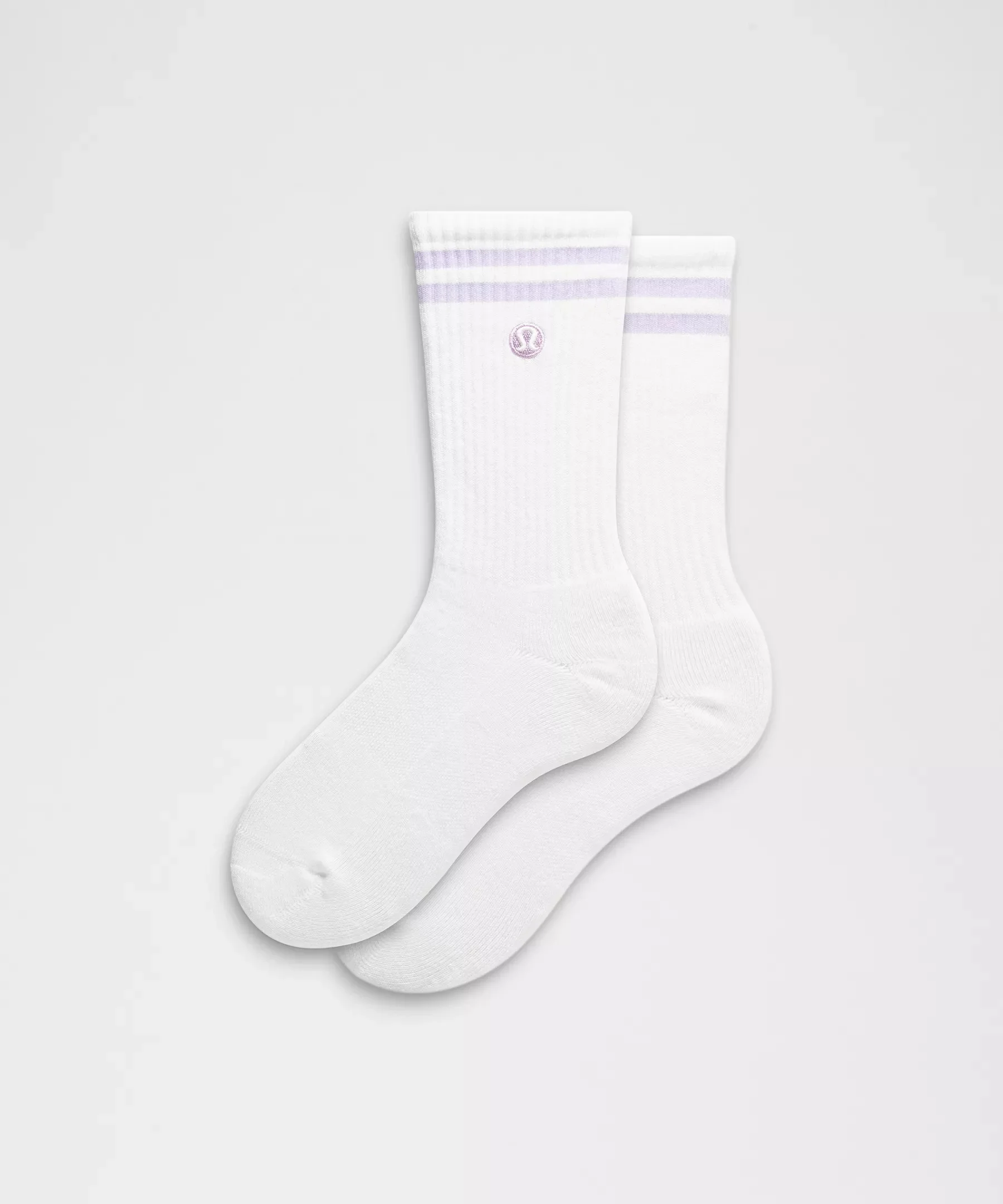 Unisex Daily Essential Crew Socks *Stripe - 1