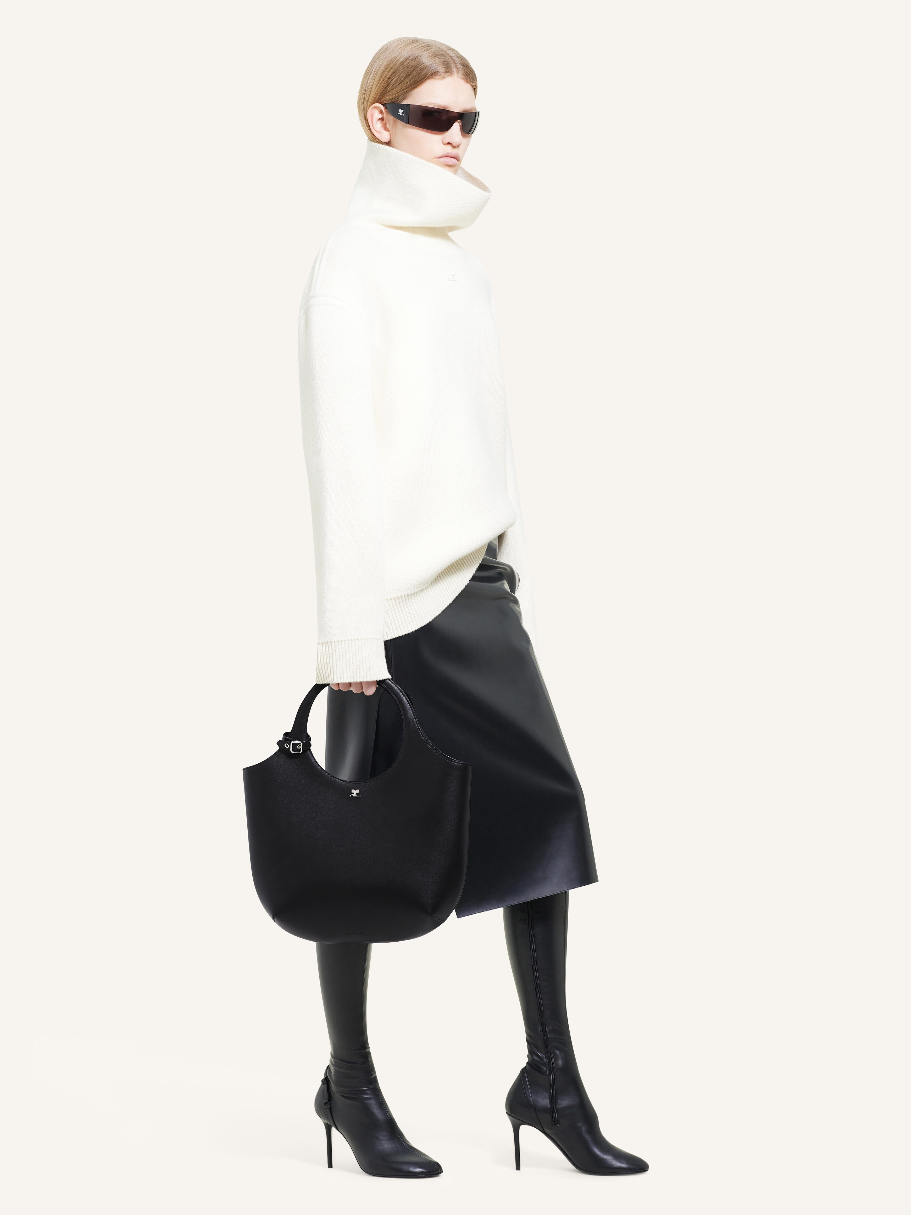 MEDIUM HOLY LEATHER BAG - 2