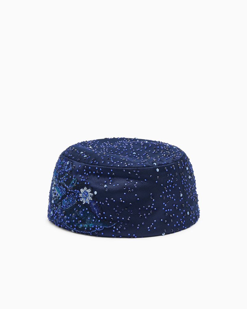 GIORGIO ARMANI CAP WITH ALL-OVER RHINESTONES outlook