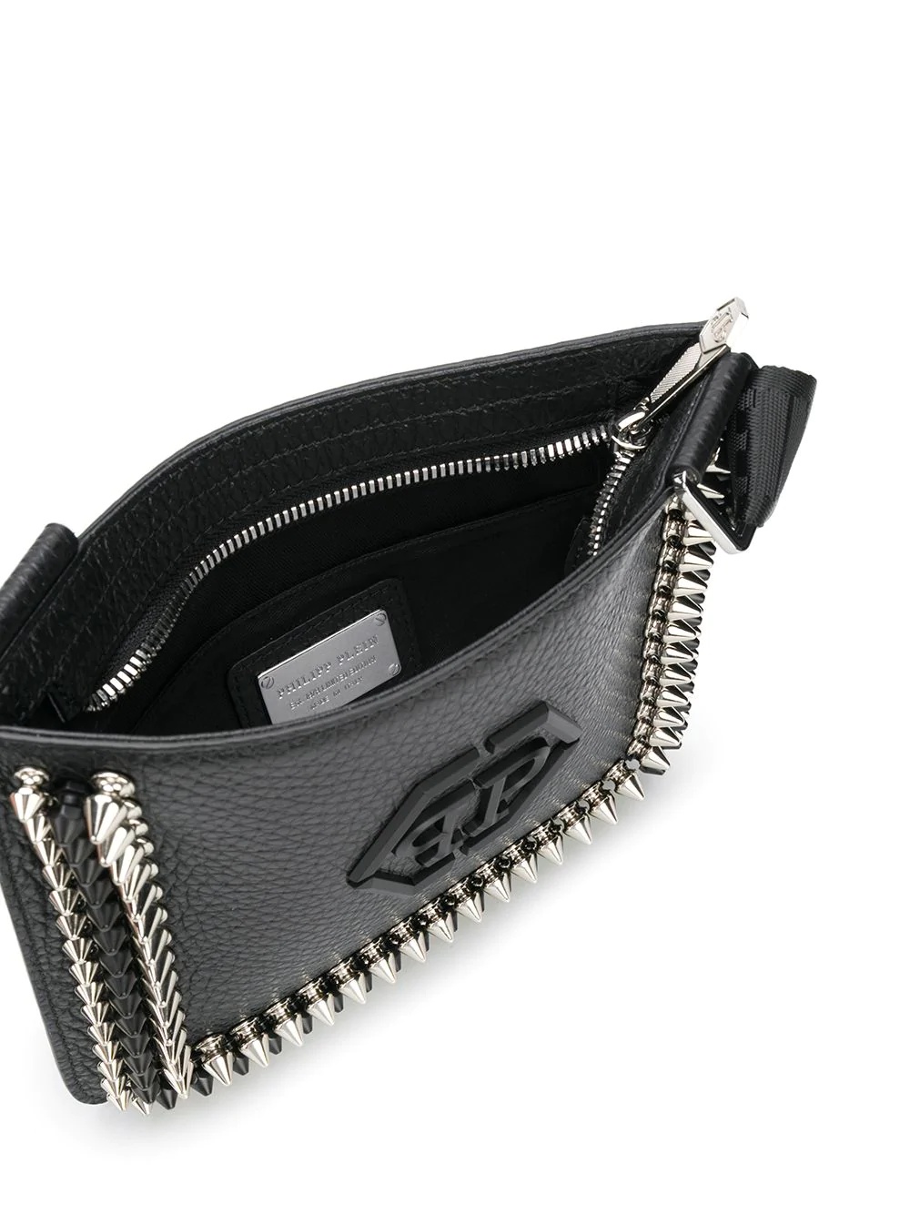 studded logo crossbody bag - 5