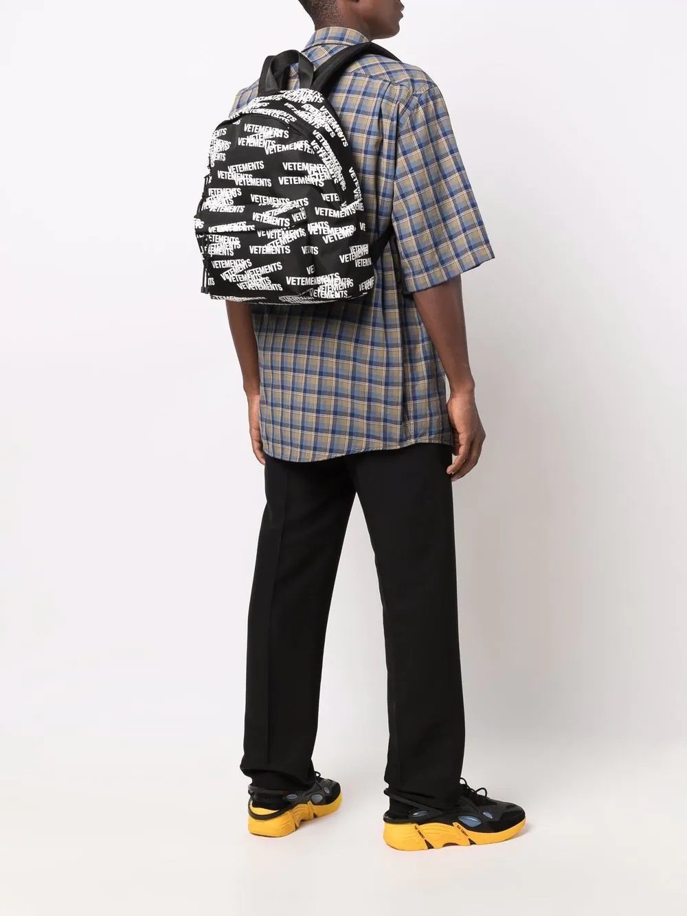 all-over logo-print backpack - 2