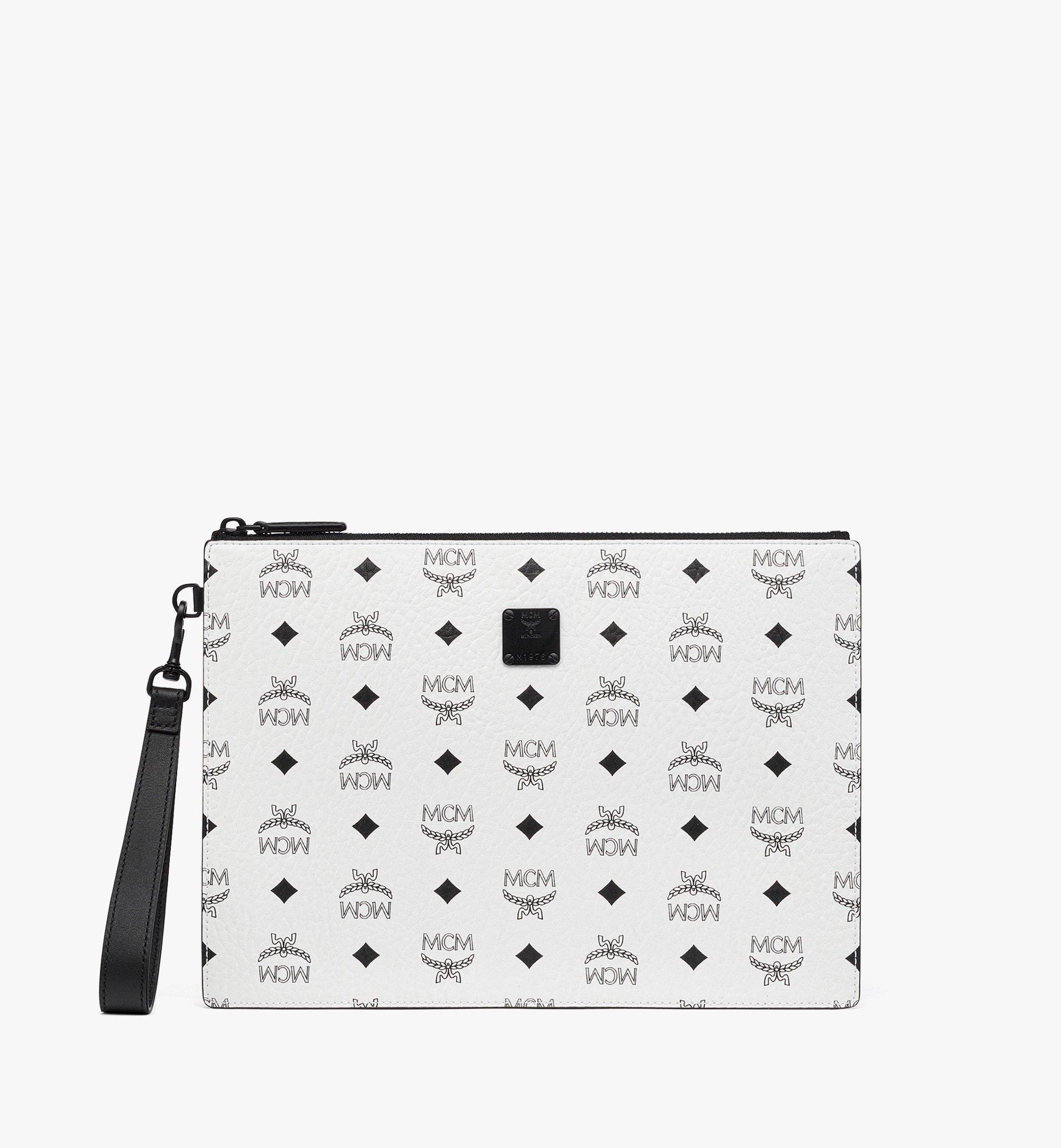 Aren Wristlet Zip Pouch in Visetos - 1