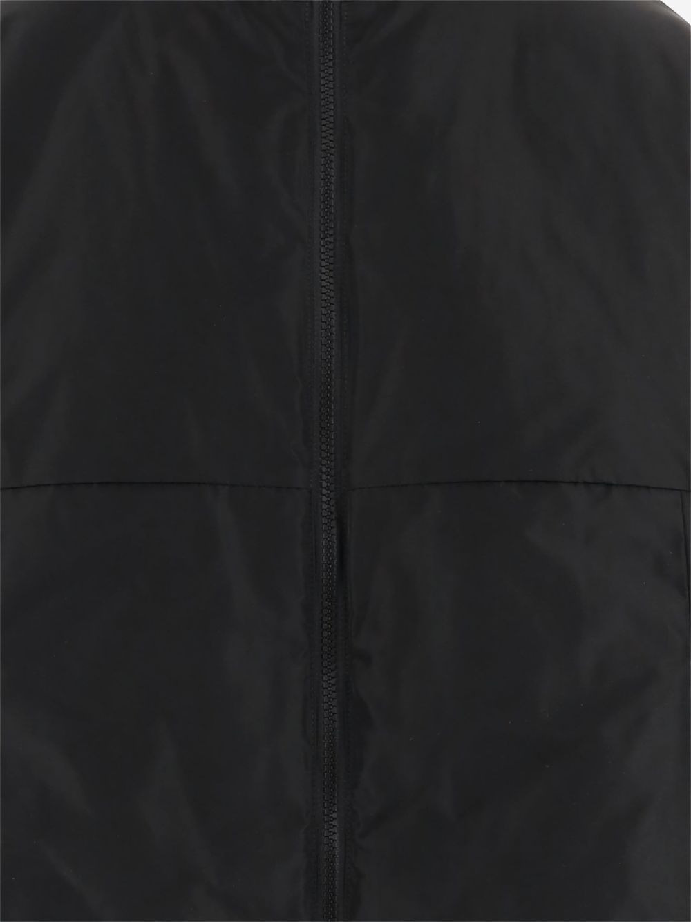 high-collar zip-front bomber jacket - 3