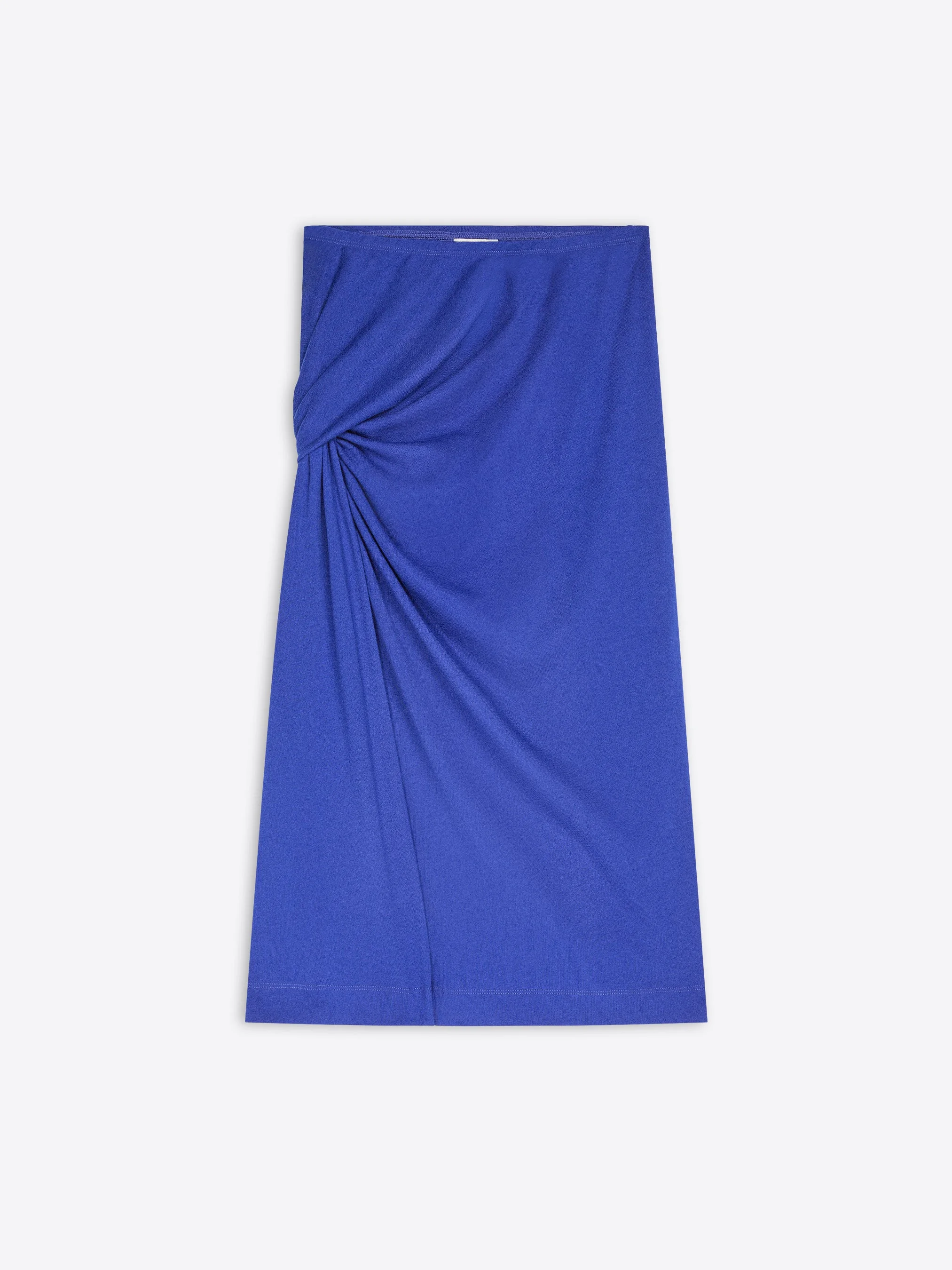DRAPED JERSEY SKIRT - 1