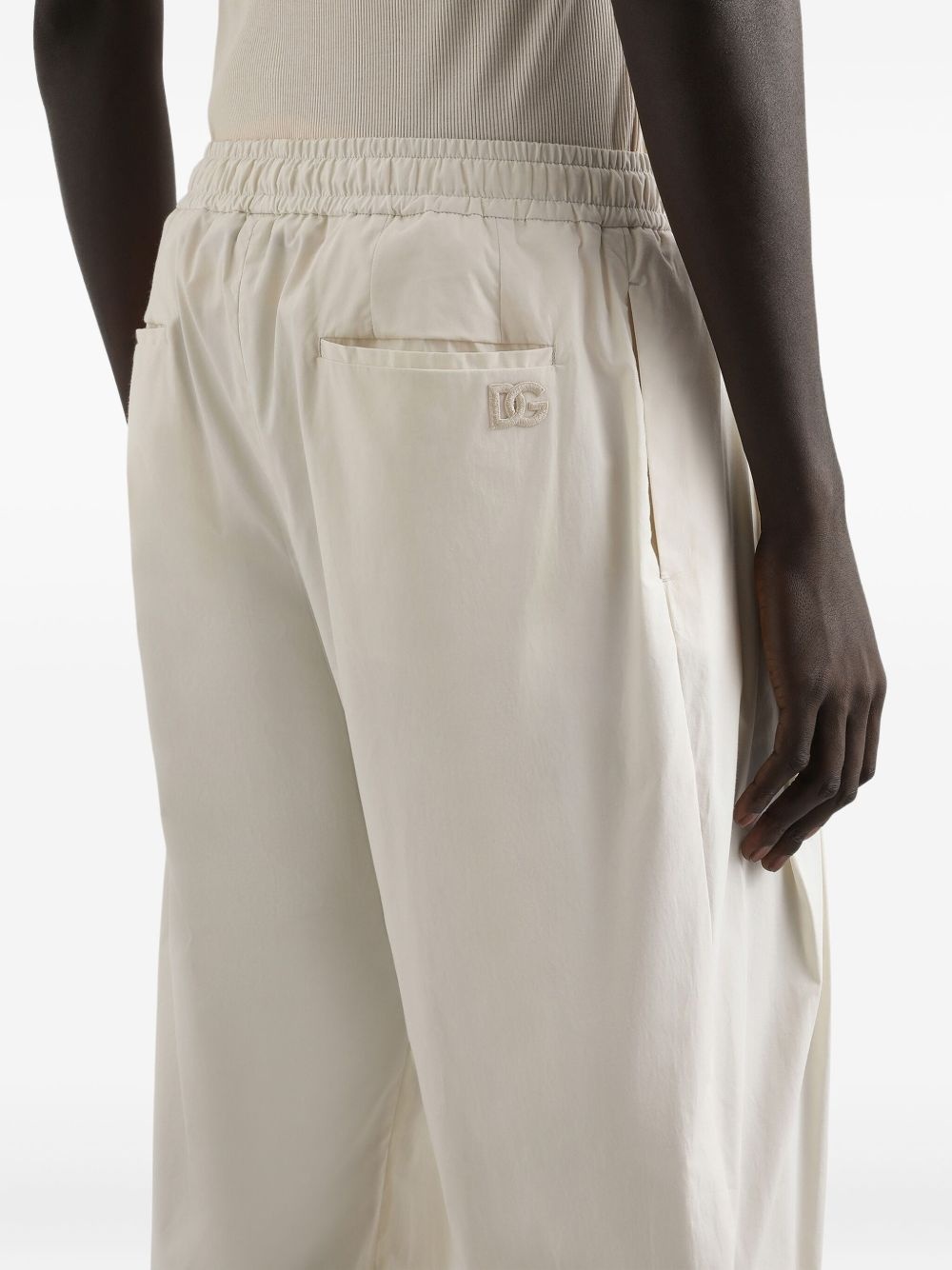 pleated drawstring trousers - 5