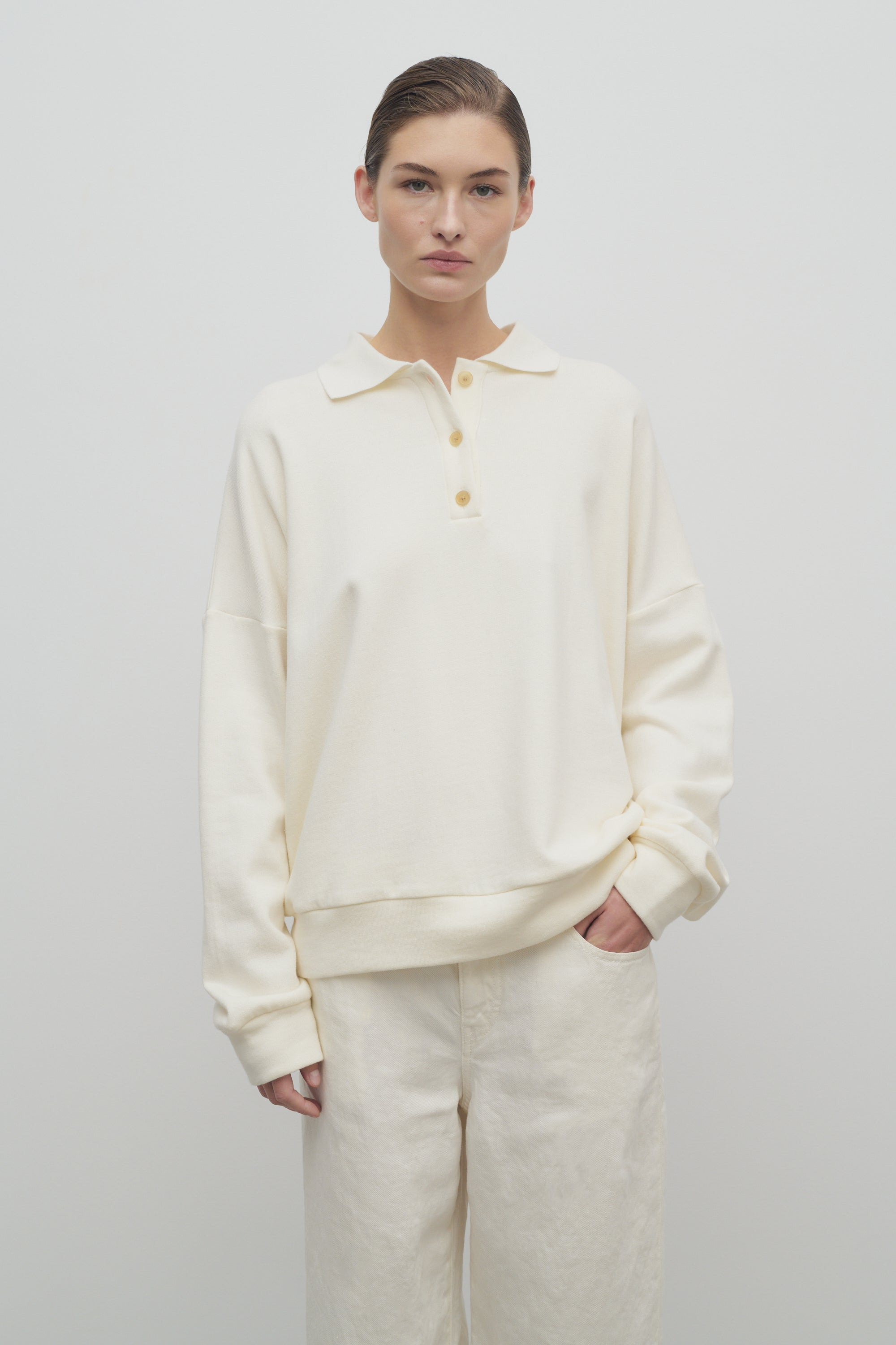 Corzas Sweatshirt in Cashmere and Cotton - 3