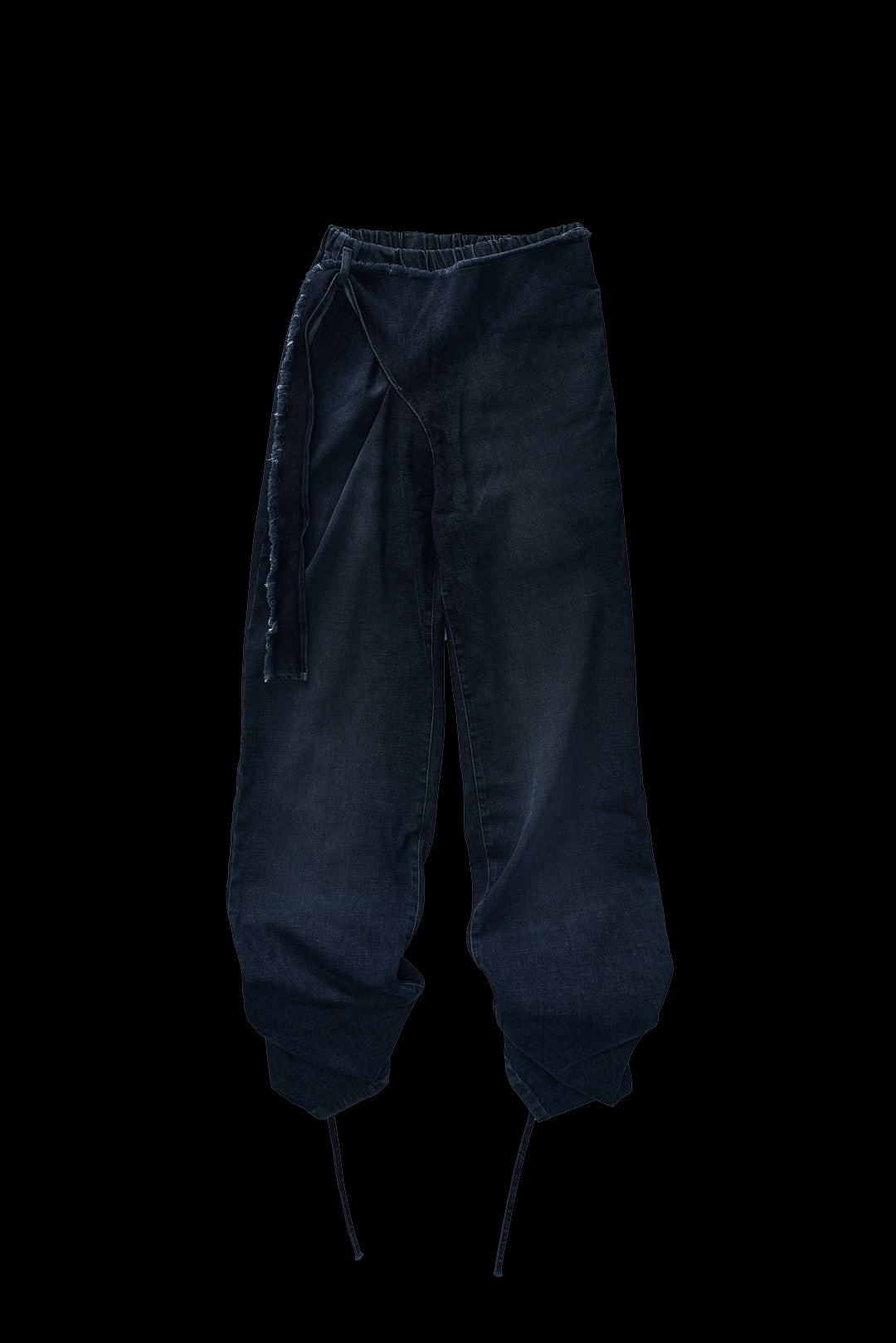OTTOLINGER Woven Denim Sweatpants Blue - 3