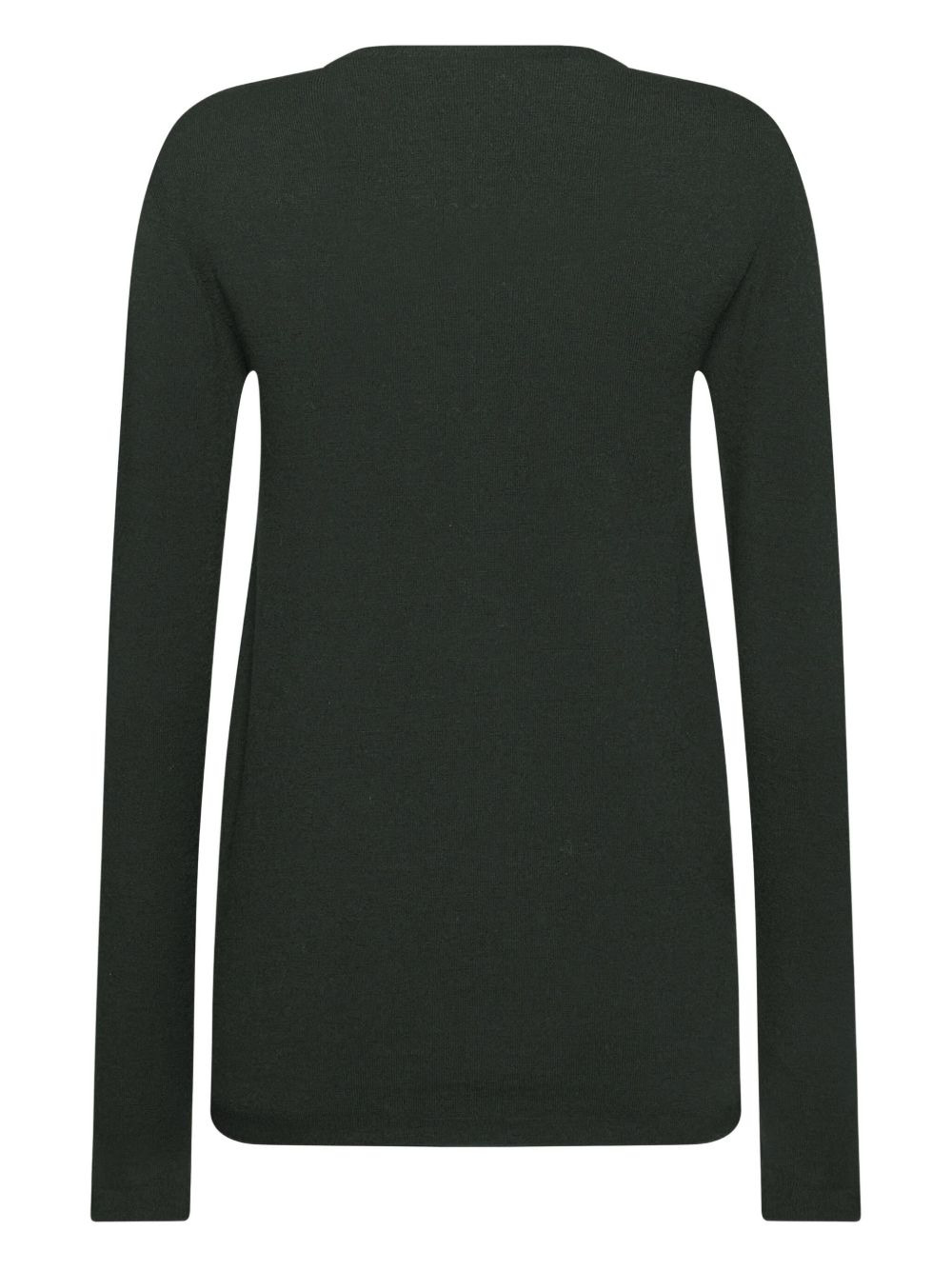 zip-front merino cardigan - 5
