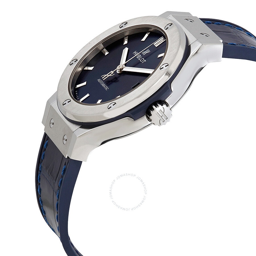 Hublot Classic Fusion Automatic Blue Sunray Dial Titanium 38mm Men's Watch 565.NX.7170.LR - 2