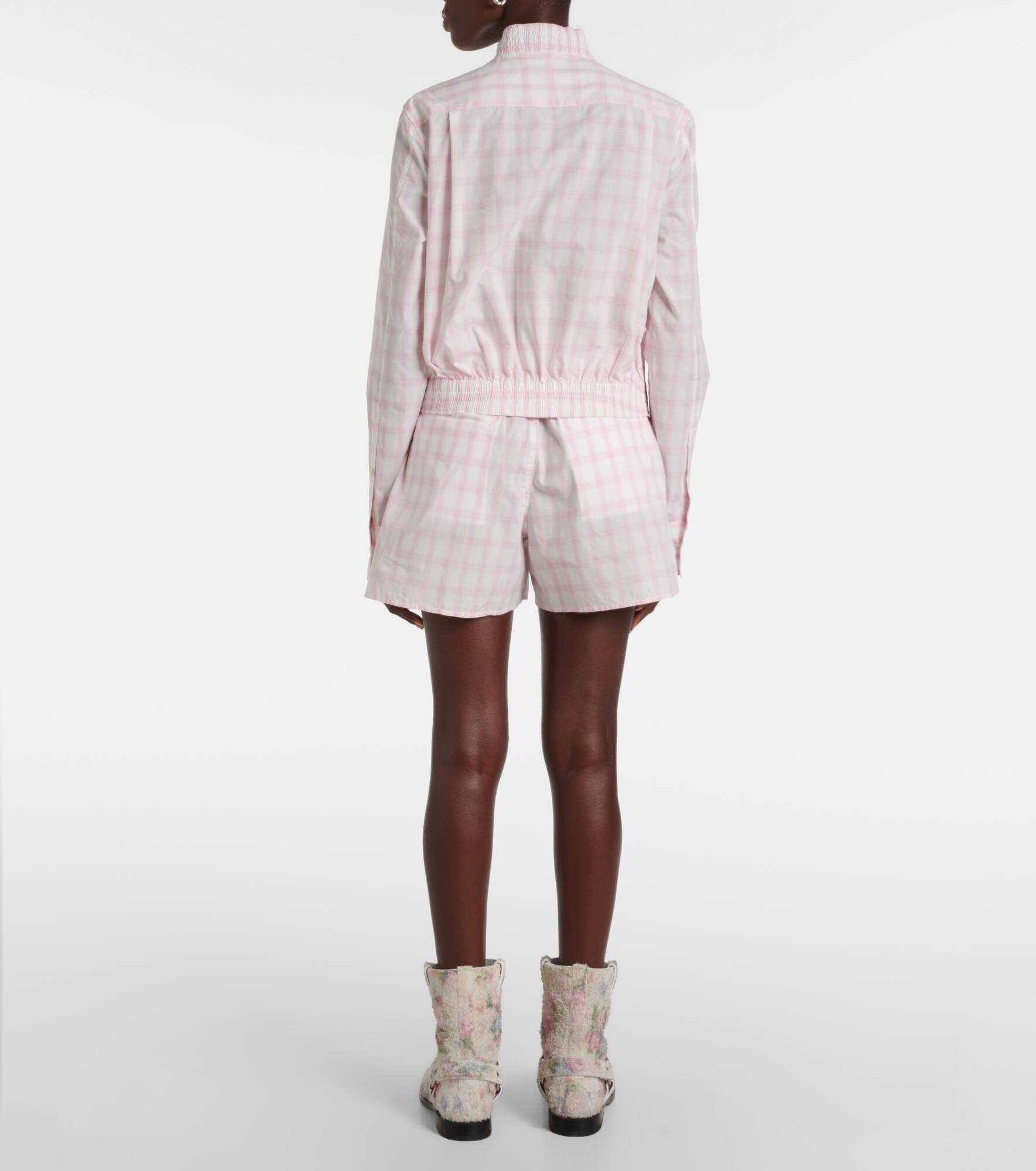 Checked cotton top - 3