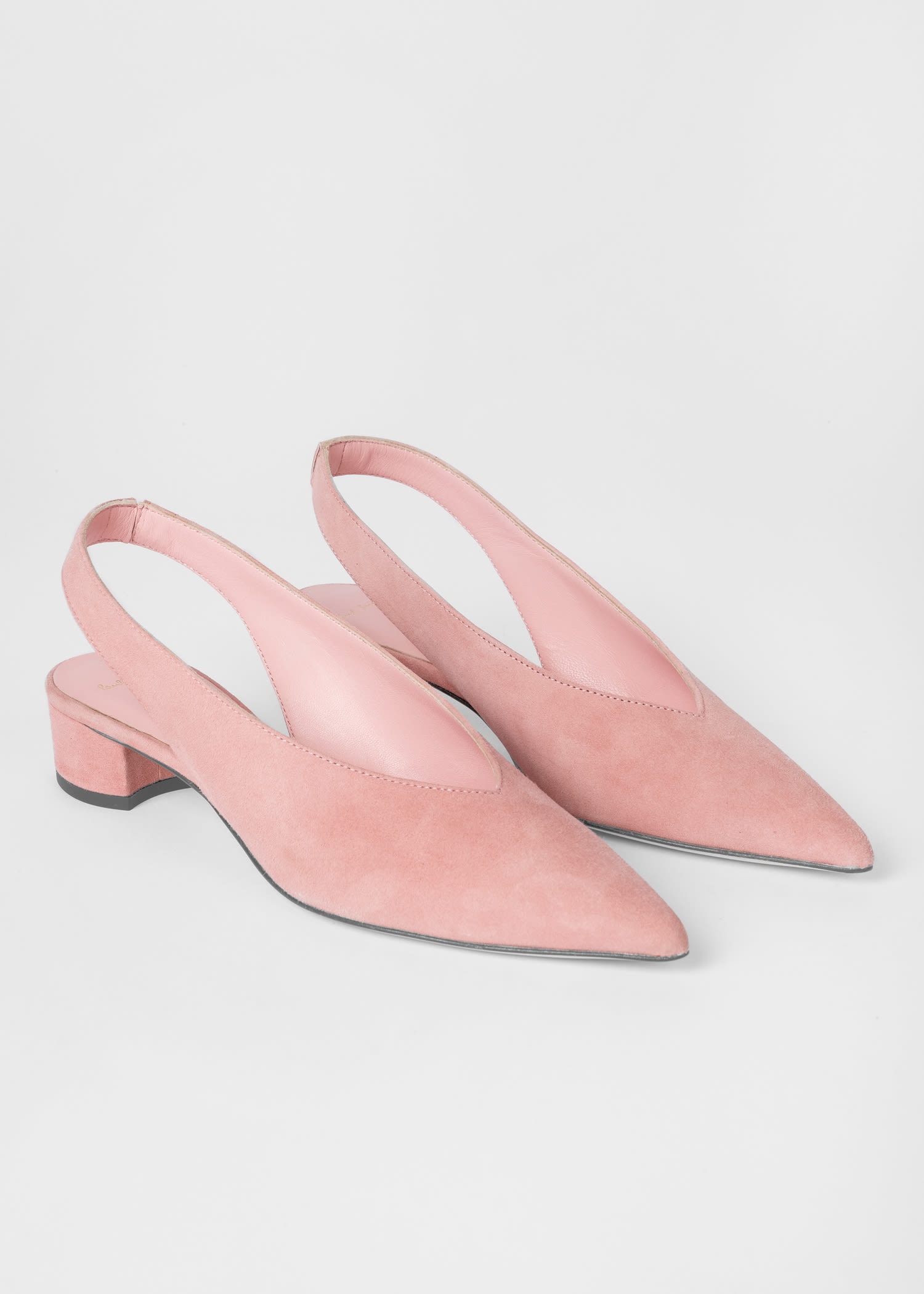 Suede Slingback 'Enid' Heels - 3