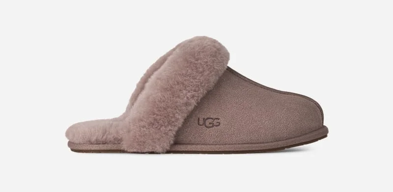 ® Women's Scuffette II Suede Sheepskin Slipper in Caribou - 1