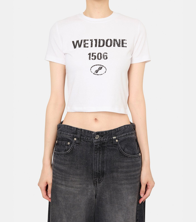 We11done VINTAGE LOGO TIGHT T-SHIRT outlook