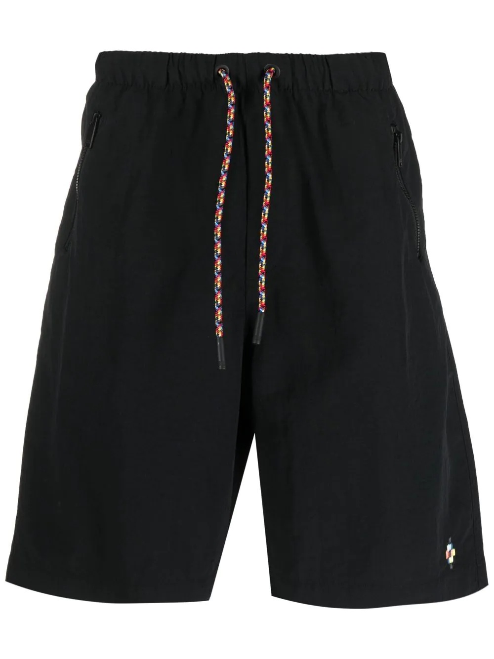 logo-embroidered track shorts - 1