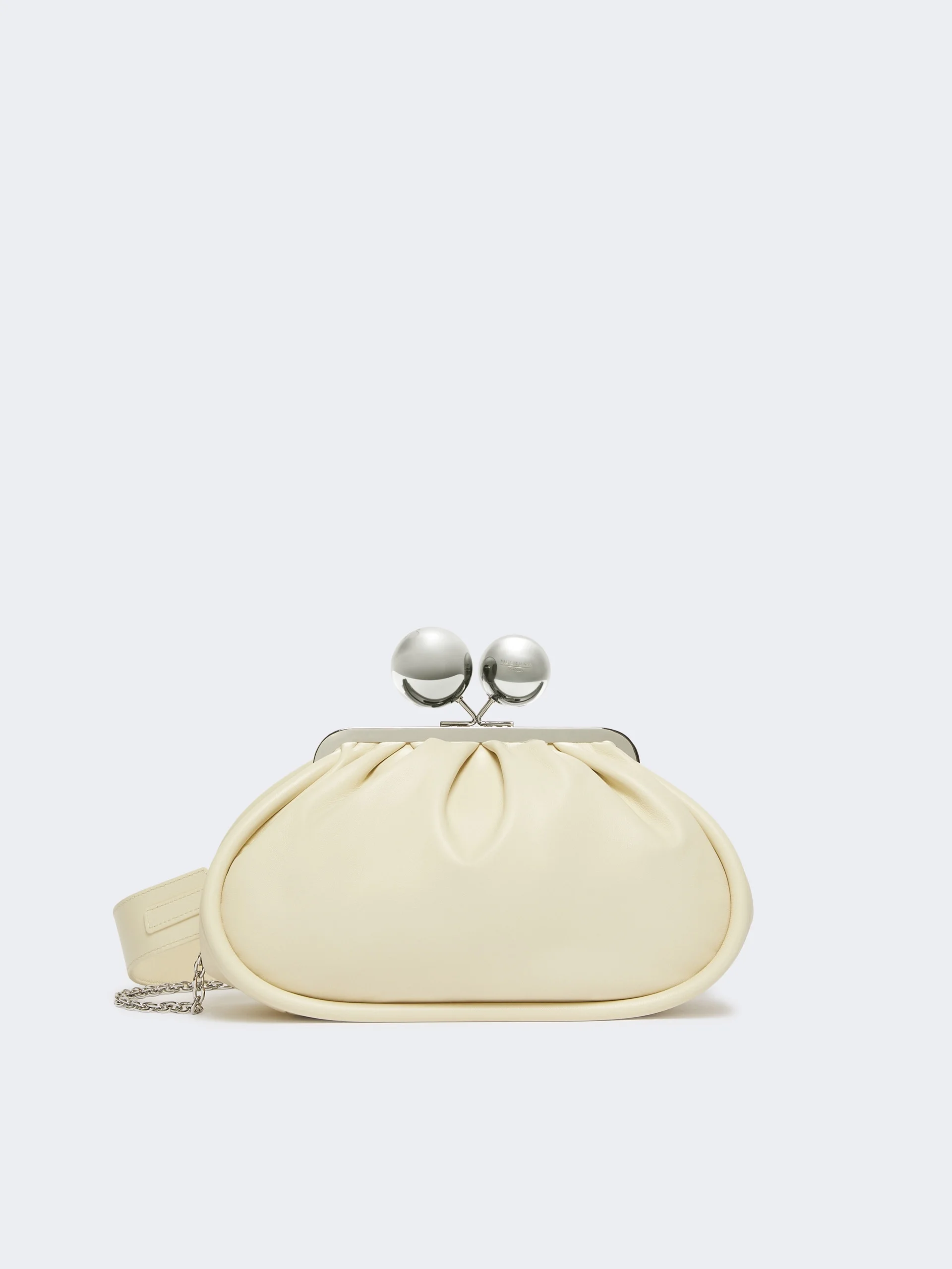 MILVANEW Medium sheepskin Pasticcino Bag - IVORY - 1