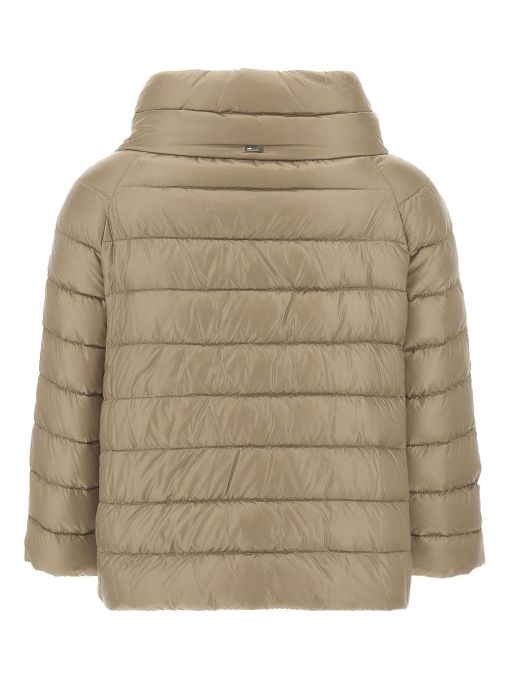 high-neck quilted jacket - 2