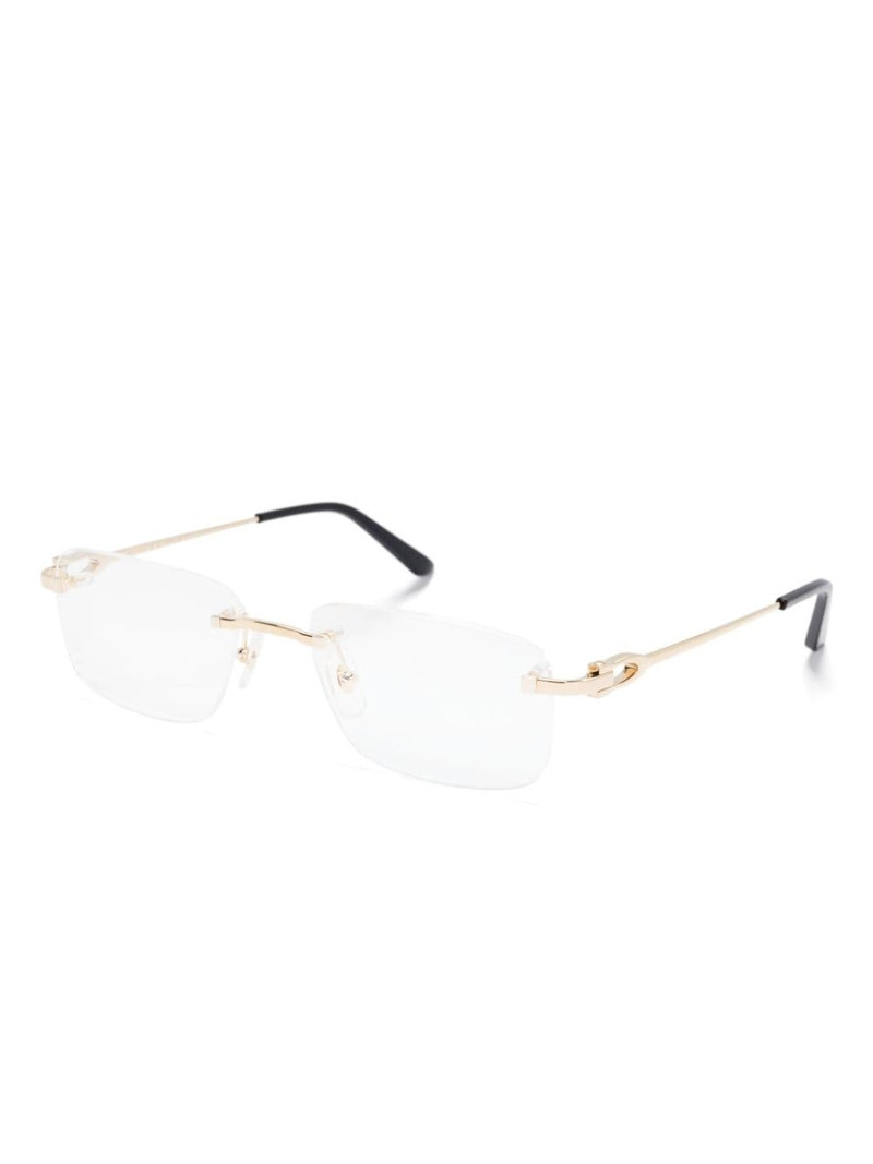 Cartier rectangle-frame glasses outlook