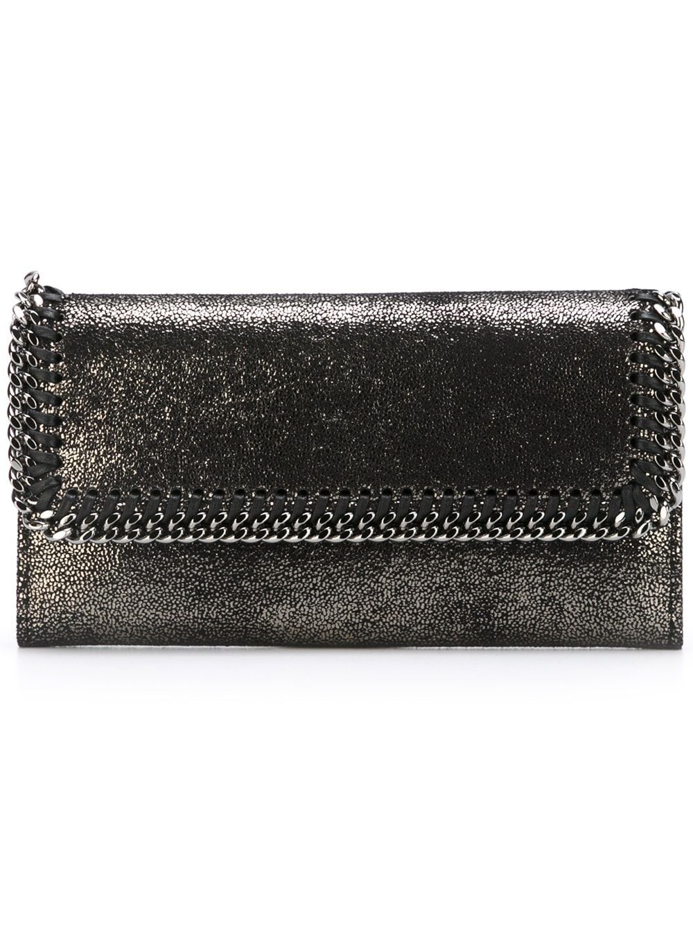 metallic Falabella flap wallet - 1