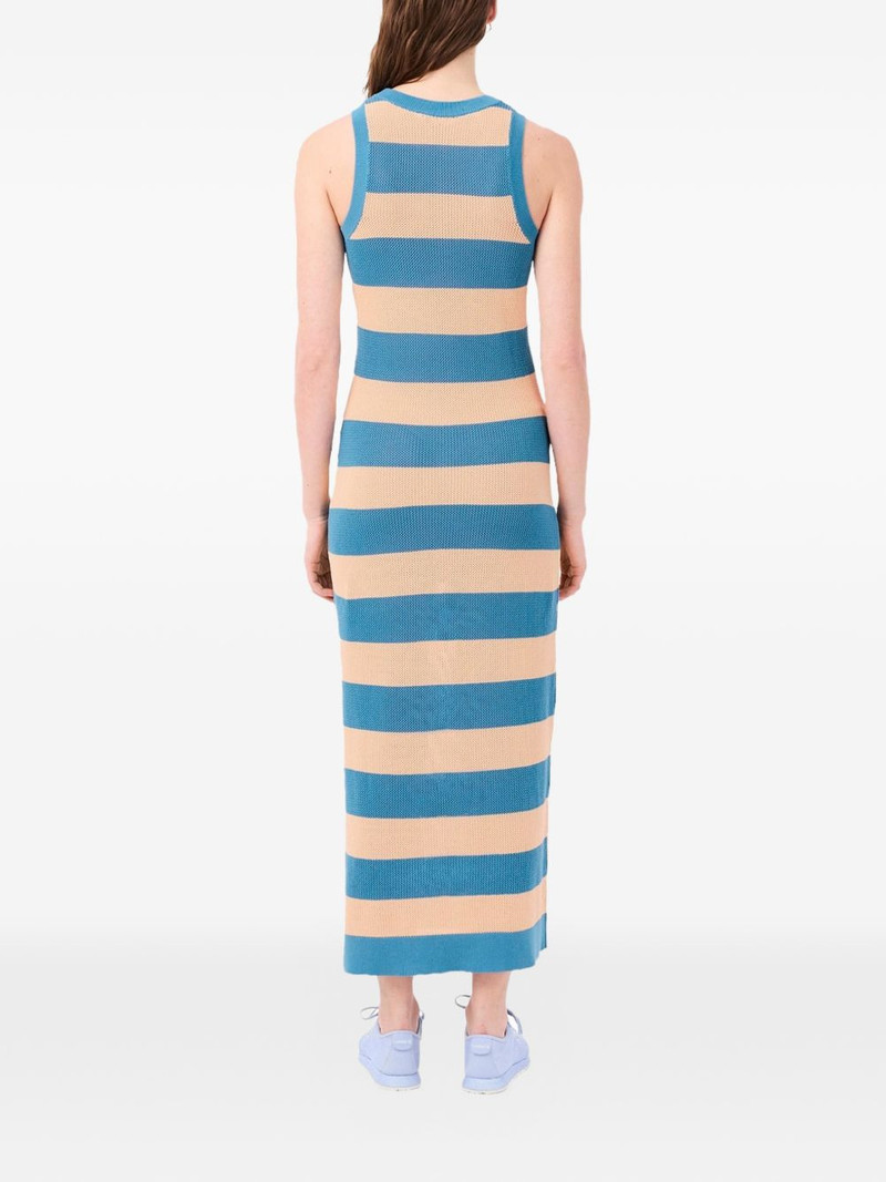 LACOSTE striped midi dress outlook