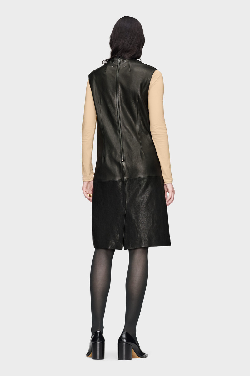 Leather Midi Dress 4