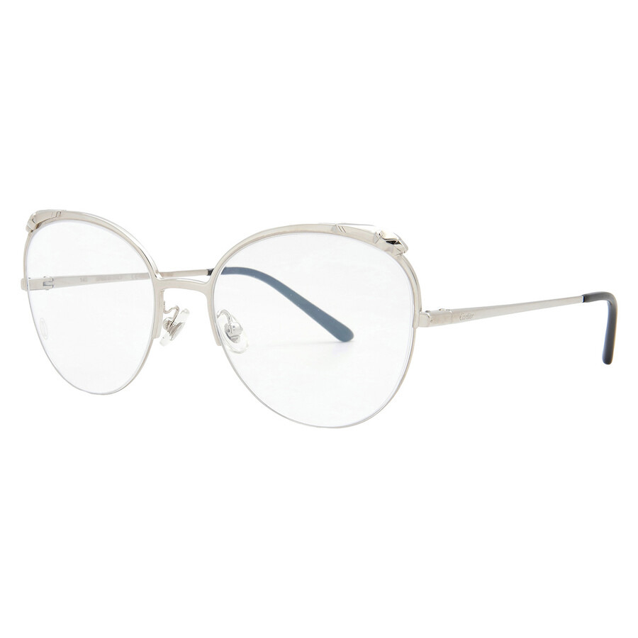 Cartier Panthere de Cartier Demo Oval Ladies Eyeglasses CT0151O 002 55 - 2