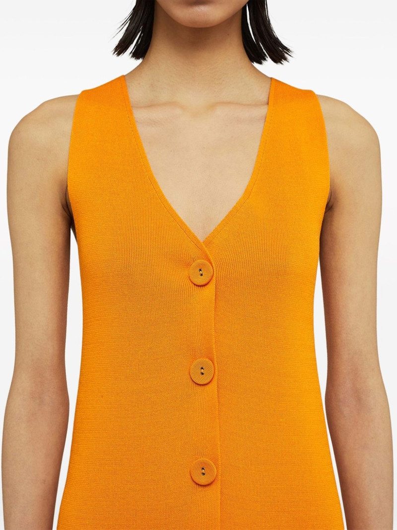 V-neck knitted minidress 4