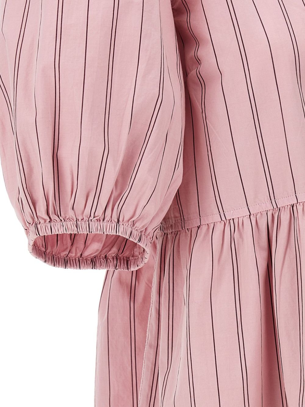 poplin bow dress - 4