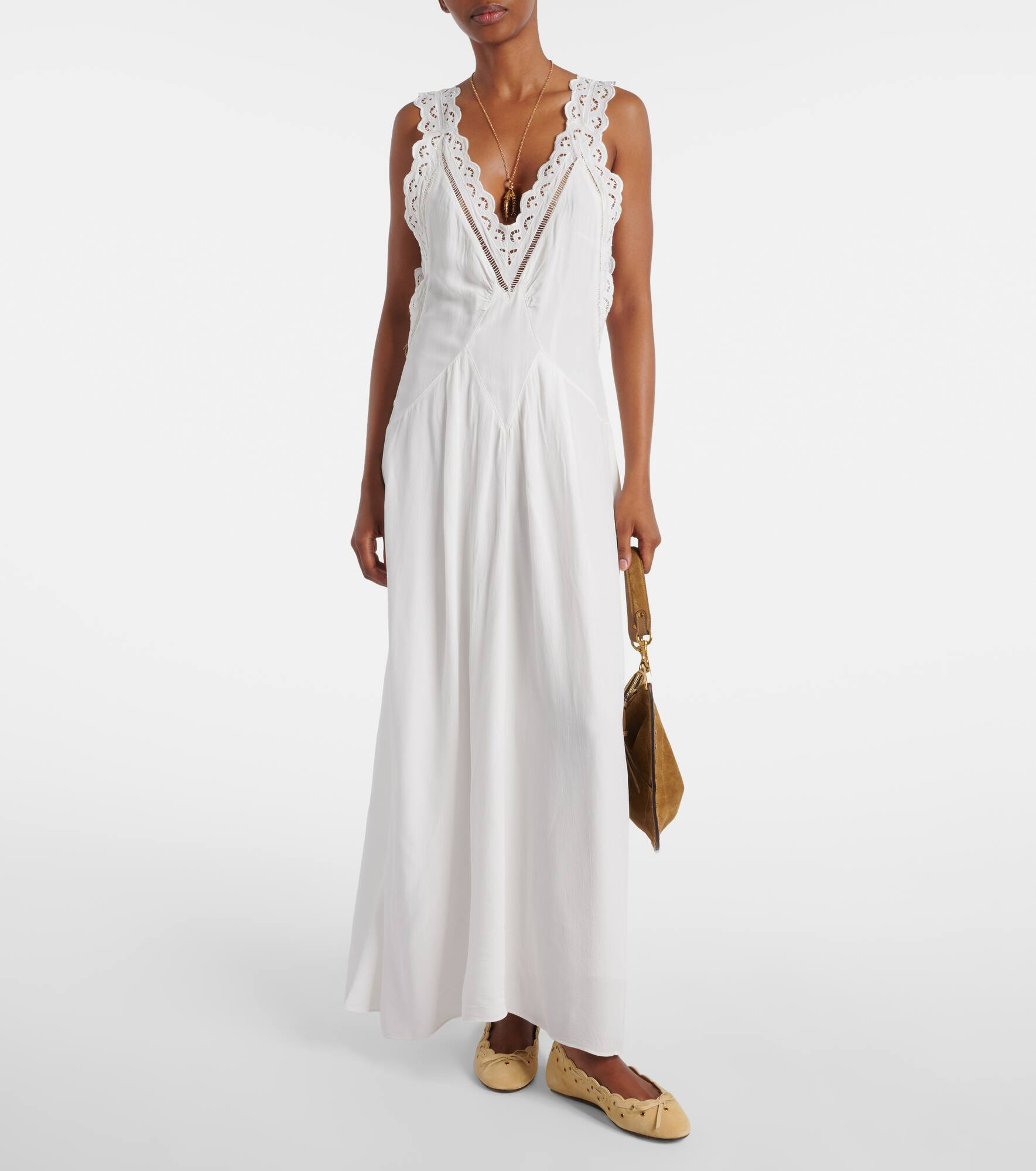Freda broderie anglaise maxi dress - 2