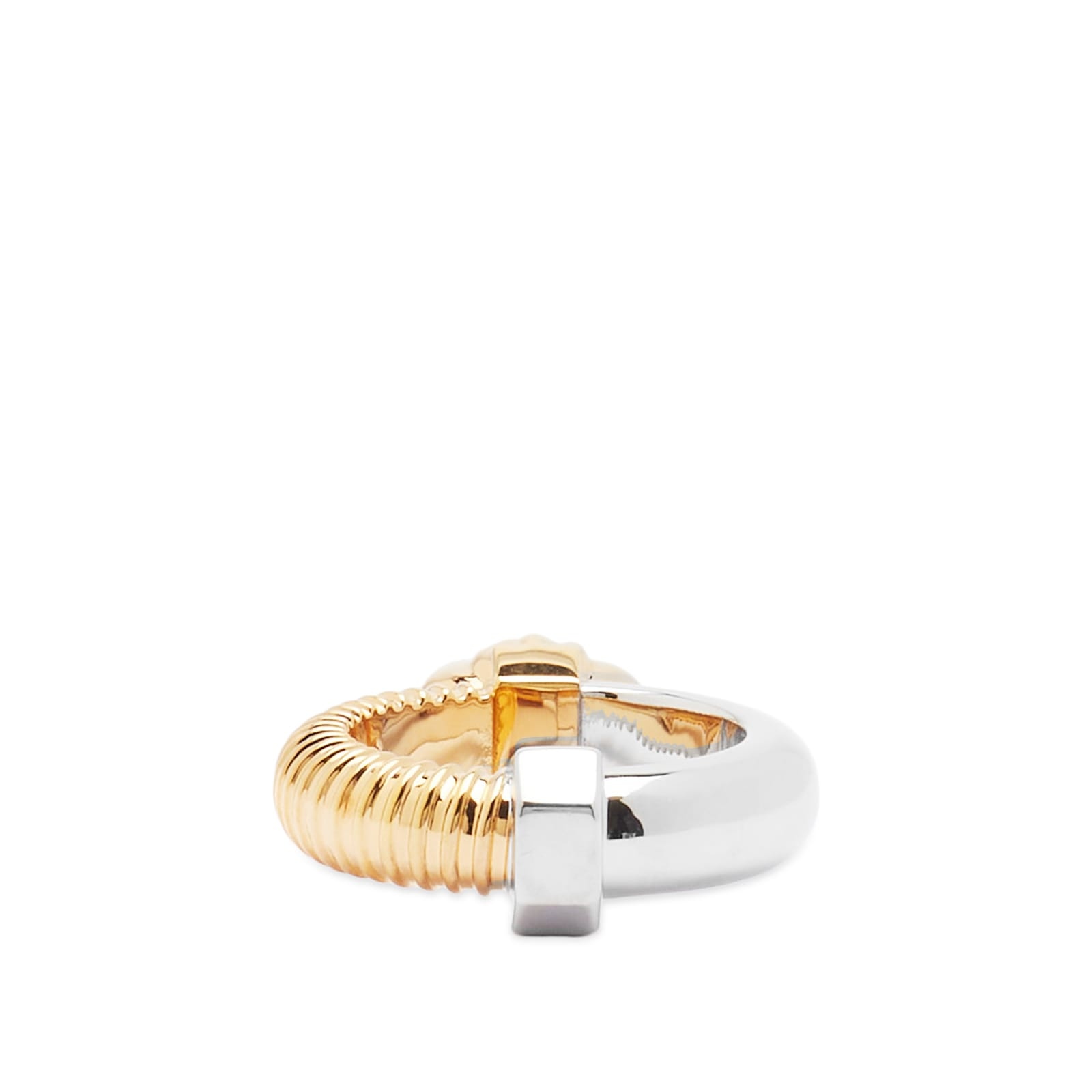 Versace Nuts & Bolts Medusa Head Ring - 3