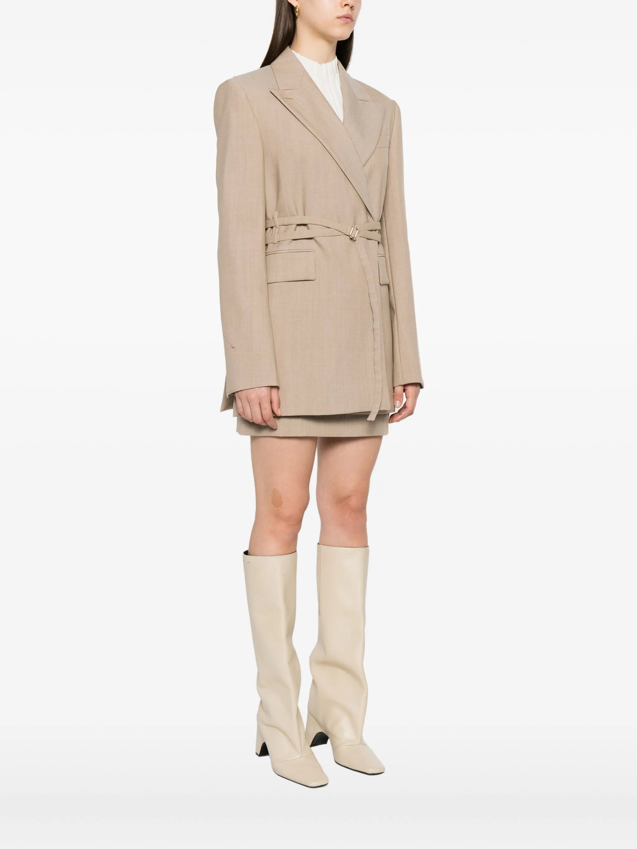 Sportmax Belted Blazer - 3