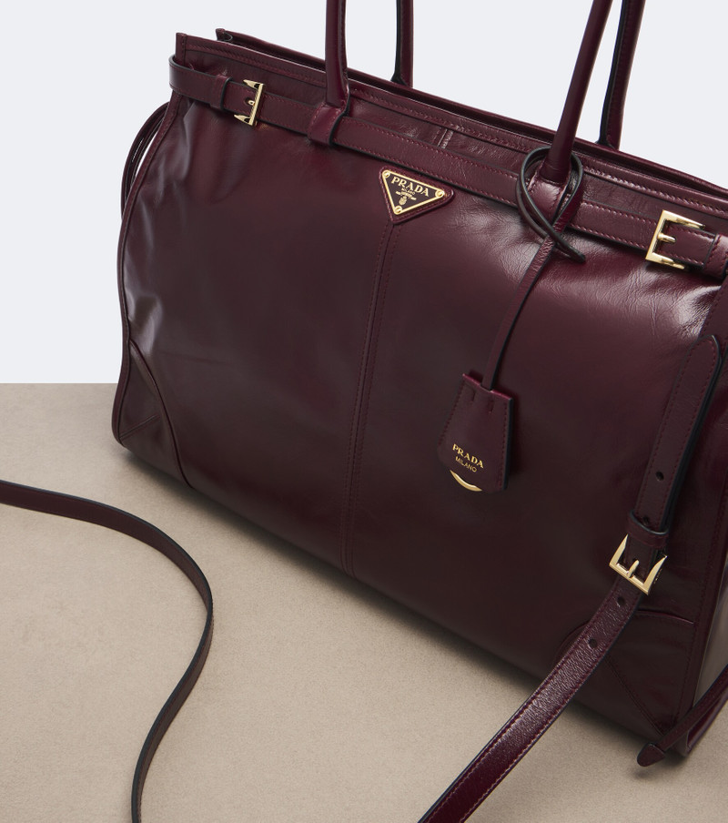 Prada Bonnie Extra Large leather shoulder bag 6