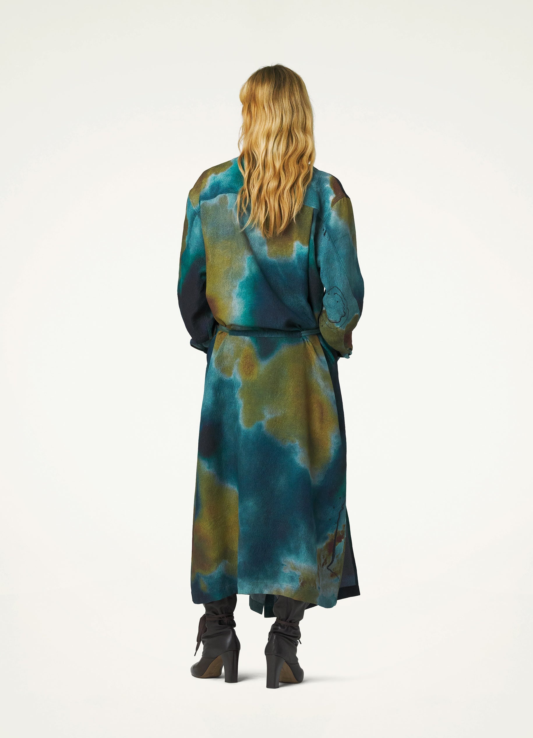 PRINTED LONG DRESS - 3