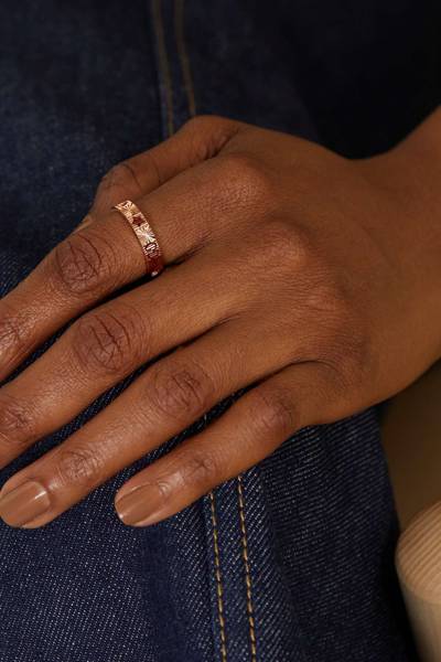 GUCCI Icon Star 18-karat rose gold ring outlook