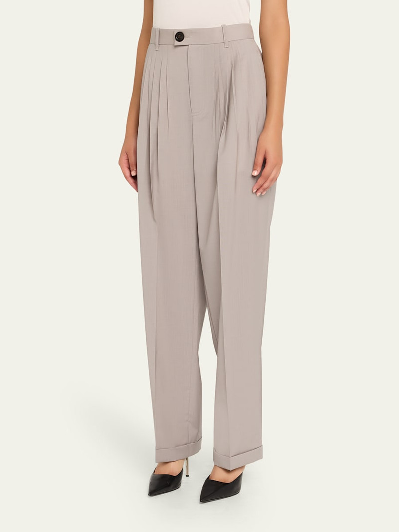 PETER DO Jade Pleated Pants outlook