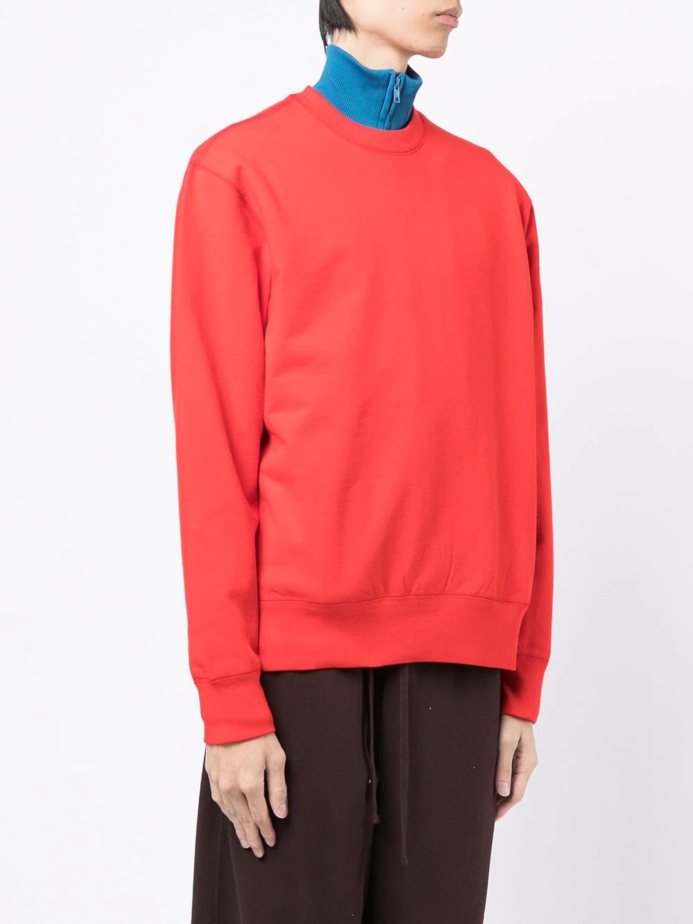 long-sleeved cotton sweatshirt - 4